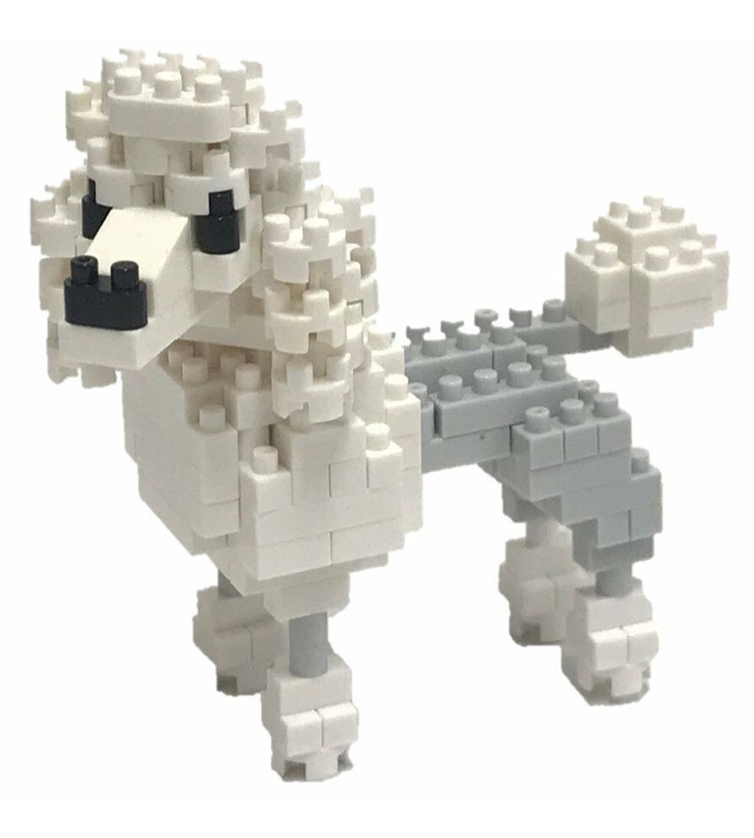 Nanoblock NBC 262 Poodle Building Blocks Set - Creative DIY Miniature Model Kit for Adults & Kids | Perfect for Home Decor, Gift Giving & STEM Learning