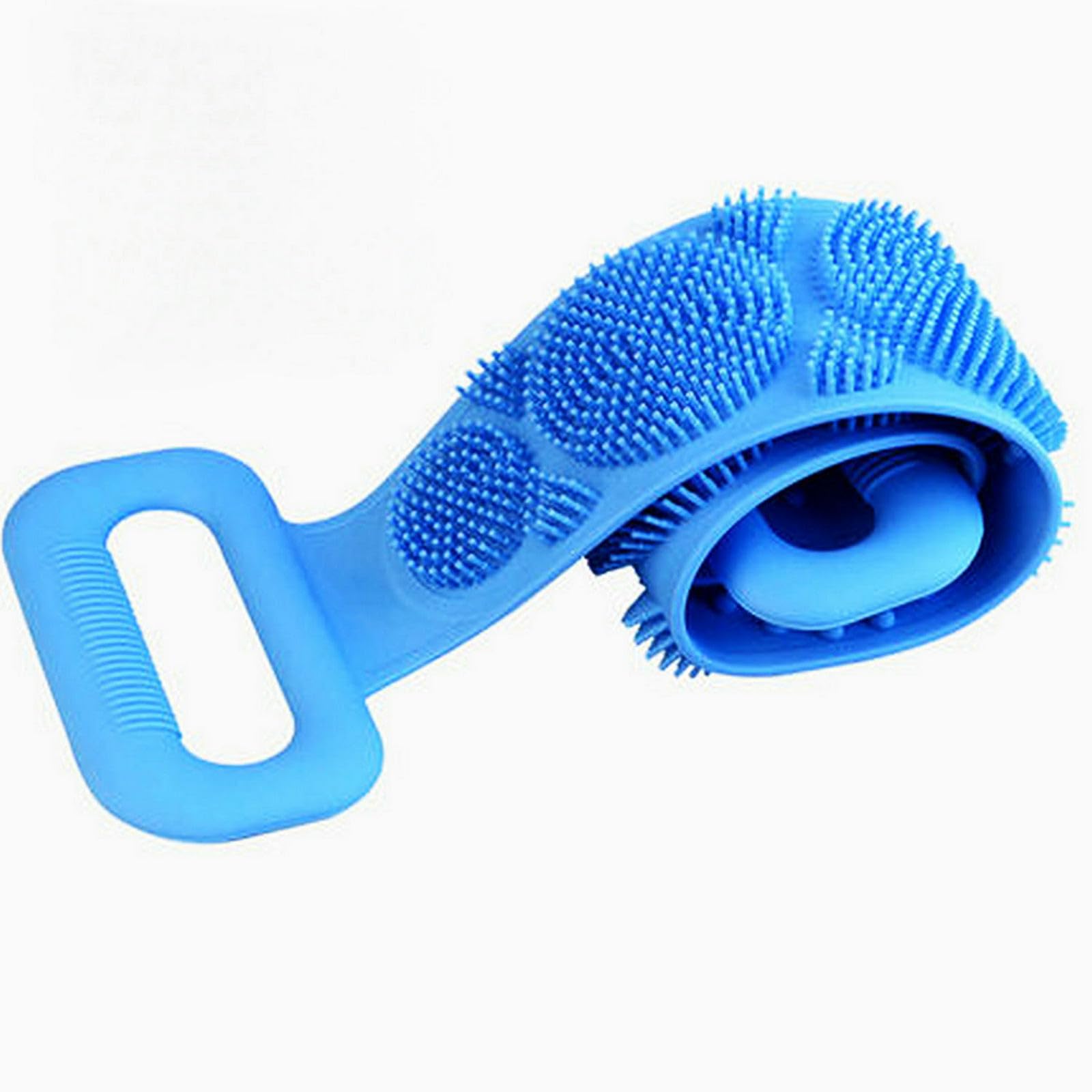 35 Inch Extra Long Silicone Back Scrubber & Body Brush - Exfoliating Shower Brush with Handle for Men & Women - Perfect for Deep Cleansing, Back Exfoliation & Spa-Like Bath Experience