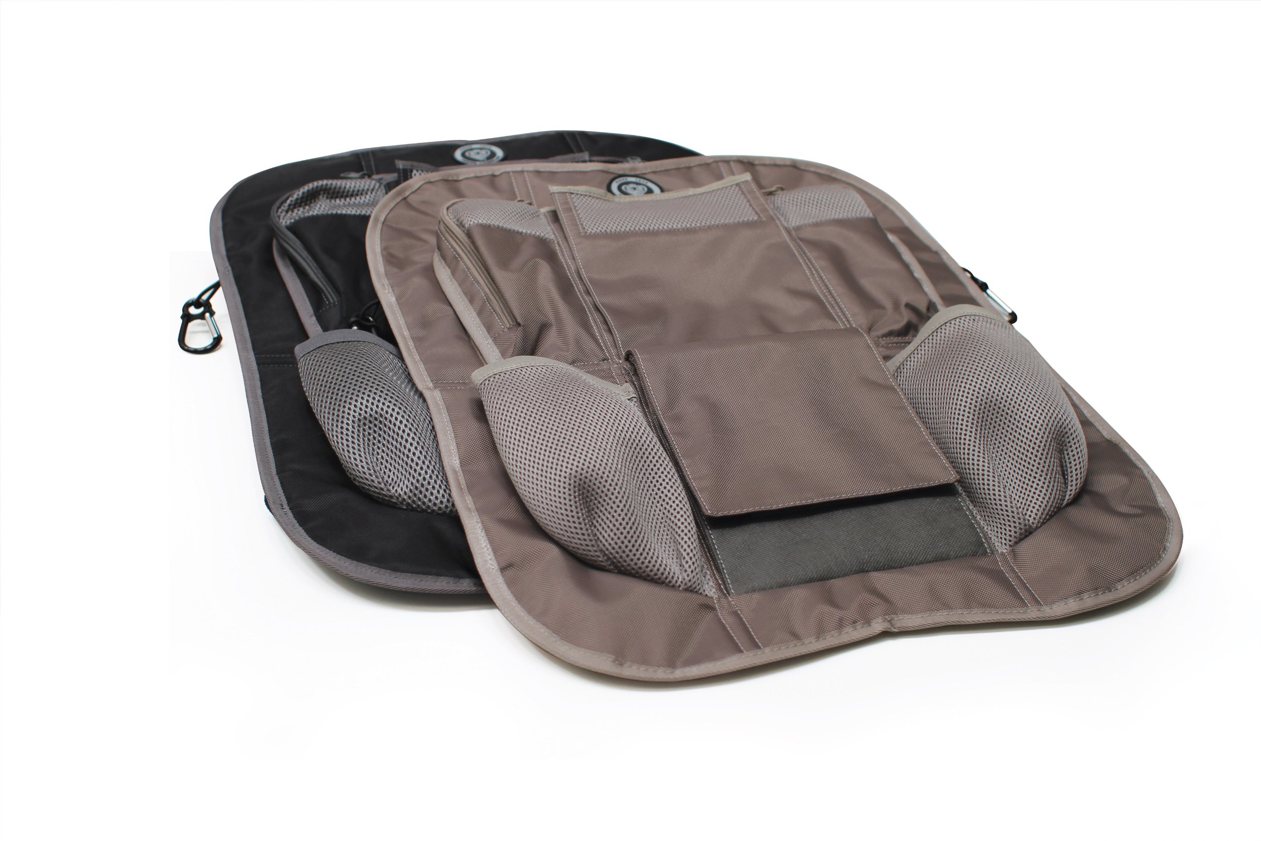 Prince Lionheart Backseat Organizer for Car - Black | Car Seat Organizer with Multiple Pockets | Perfect for Road Trips, Family Travel & Kids Toys Storage