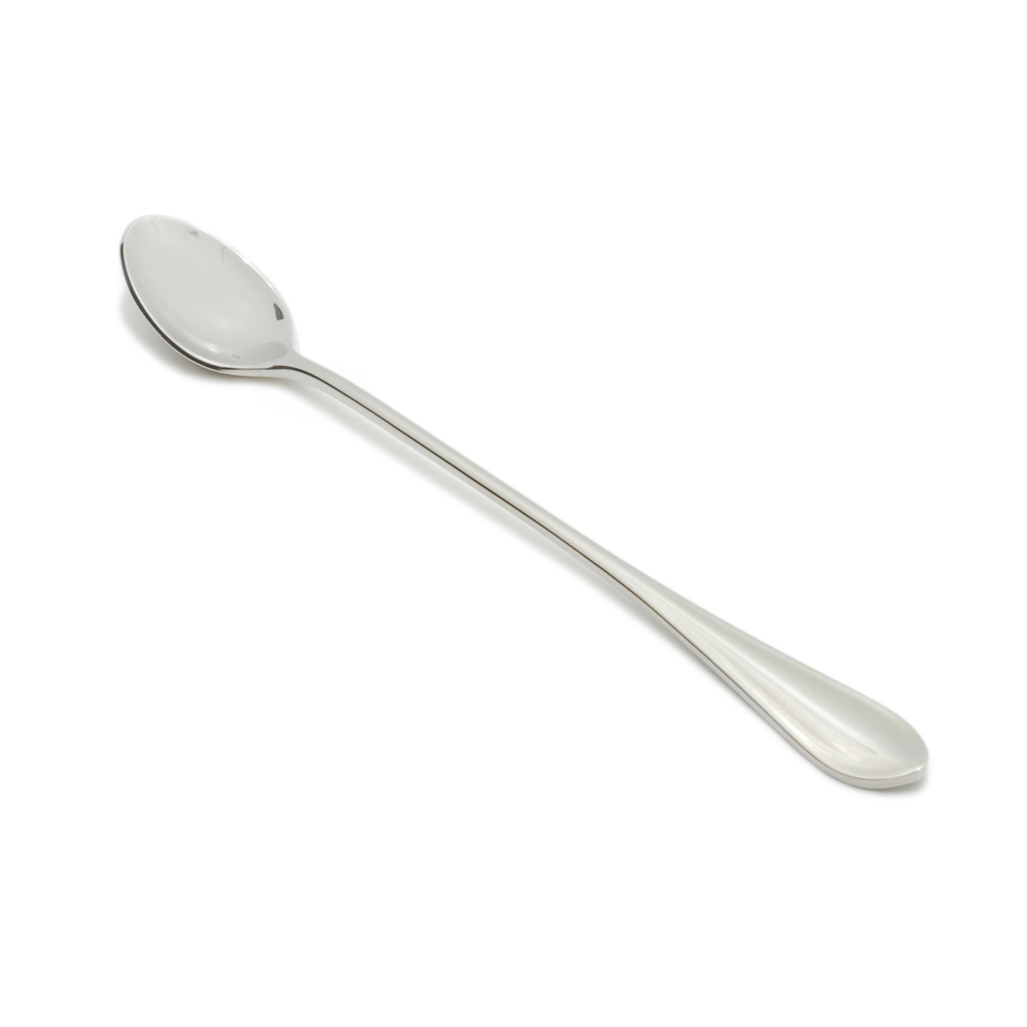 Premium Fortessa Forge 18/10 Stainless Steel Iced Tea Spoons, Set of 12 - Durable & Elegant Flatware for Iced Tea, Cocktails, Desserts & Beverage Service
