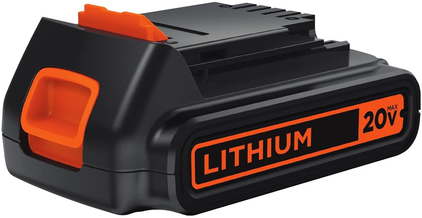 BLACK+DECKER 20V MAX Lithium Ion Battery 1.5Ah LBXR20 - Power Tool Battery Replacement for Drills, Saws & More DIY Projects