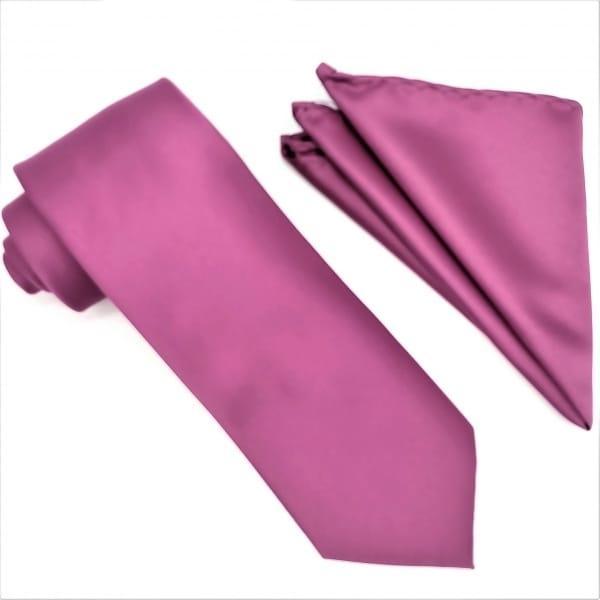 Elegant Rose Tie and Pocket Square Set for Men - Perfect for Weddings, Prom, and Formal Events