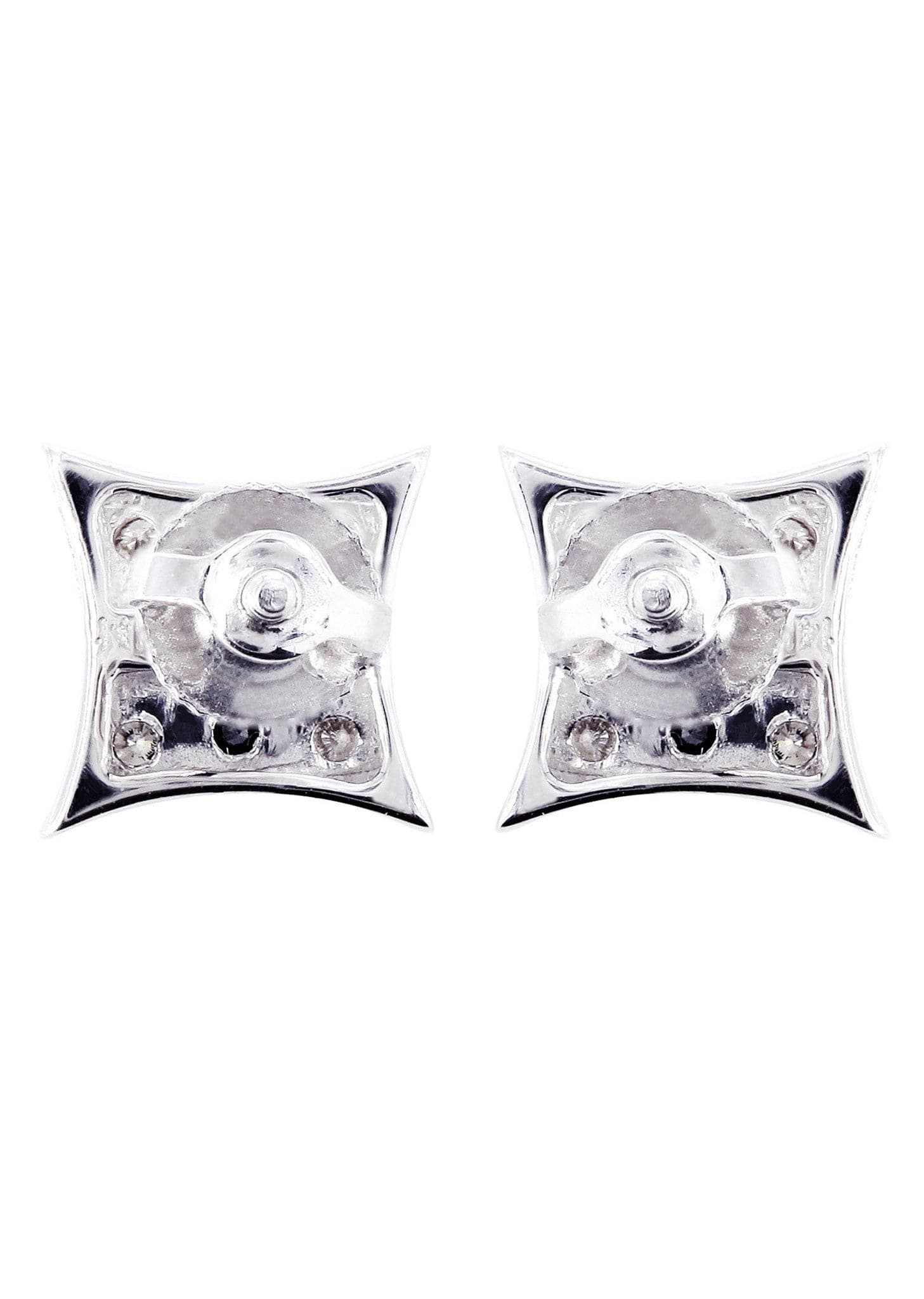 0.2 Carat Diamond Stud Earrings for Men in 14K White Gold – Perfect for Gifts, Weddings & Special Occasions