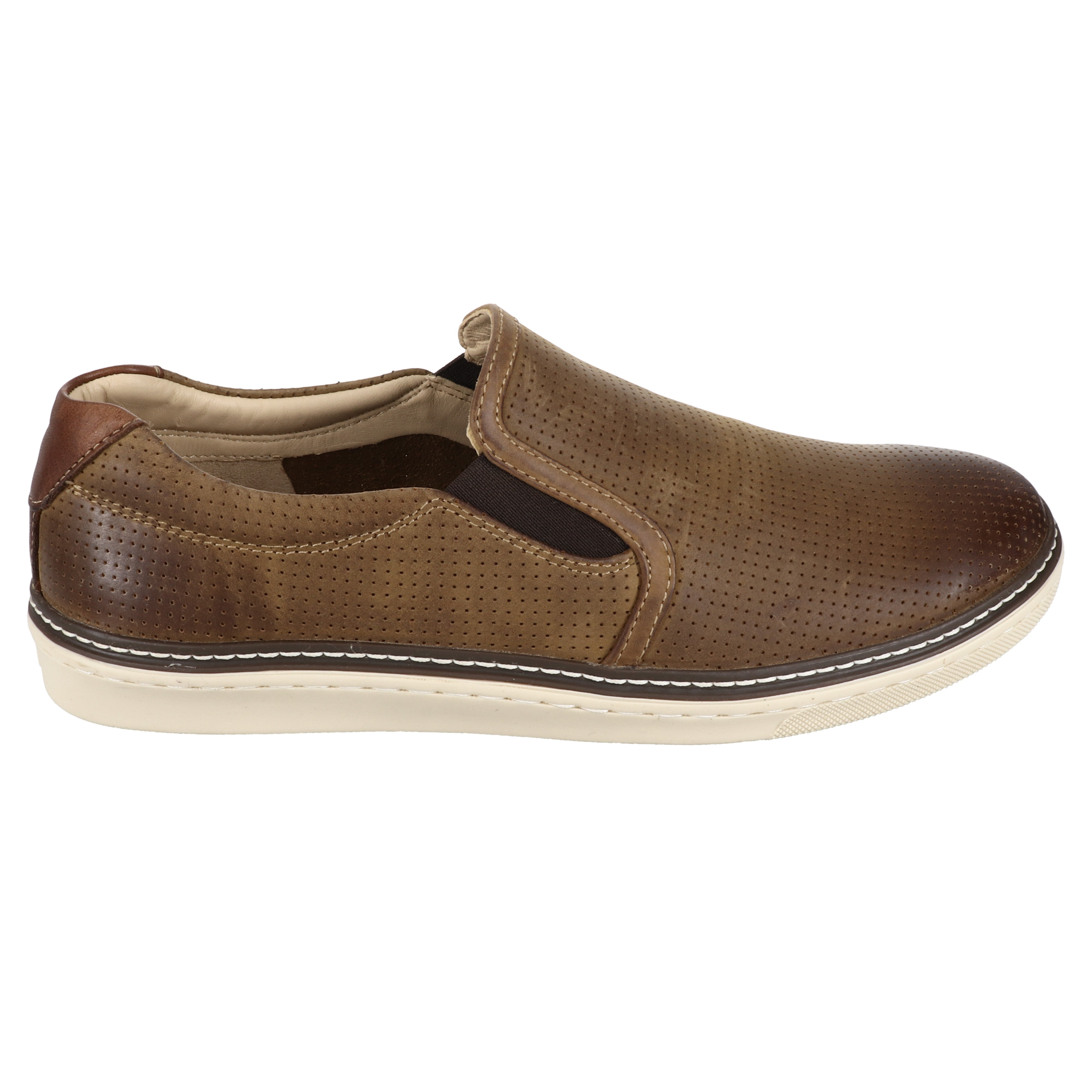Men's McGuffey Slip On Perforated Loafers - Comfortable Casual Shoes for Work, Walking & Daily Wear