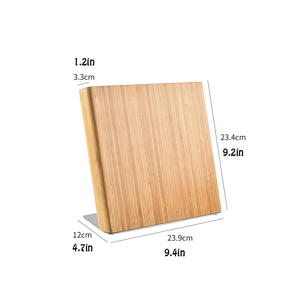 Powerful Magnetic Knife Holder for Kitchen Counter - Universal Tool Holder, Carbonized Knife Block, Space-Saving Knife Rack - Perfect for Kitchen Knife Storage & Organization in Small Spaces