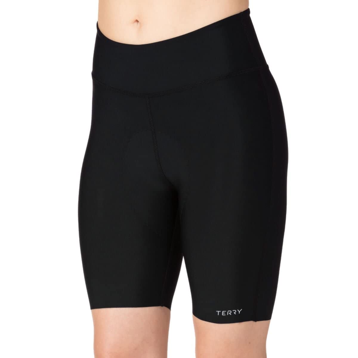 Terry Women's Chill 7-Inch Inseam Padded Compression Cycling Shorts - Seamless Leg Bands for Comfort & Performance - Perfect for Road Biking, Spinning & Indoor Cycling Workouts