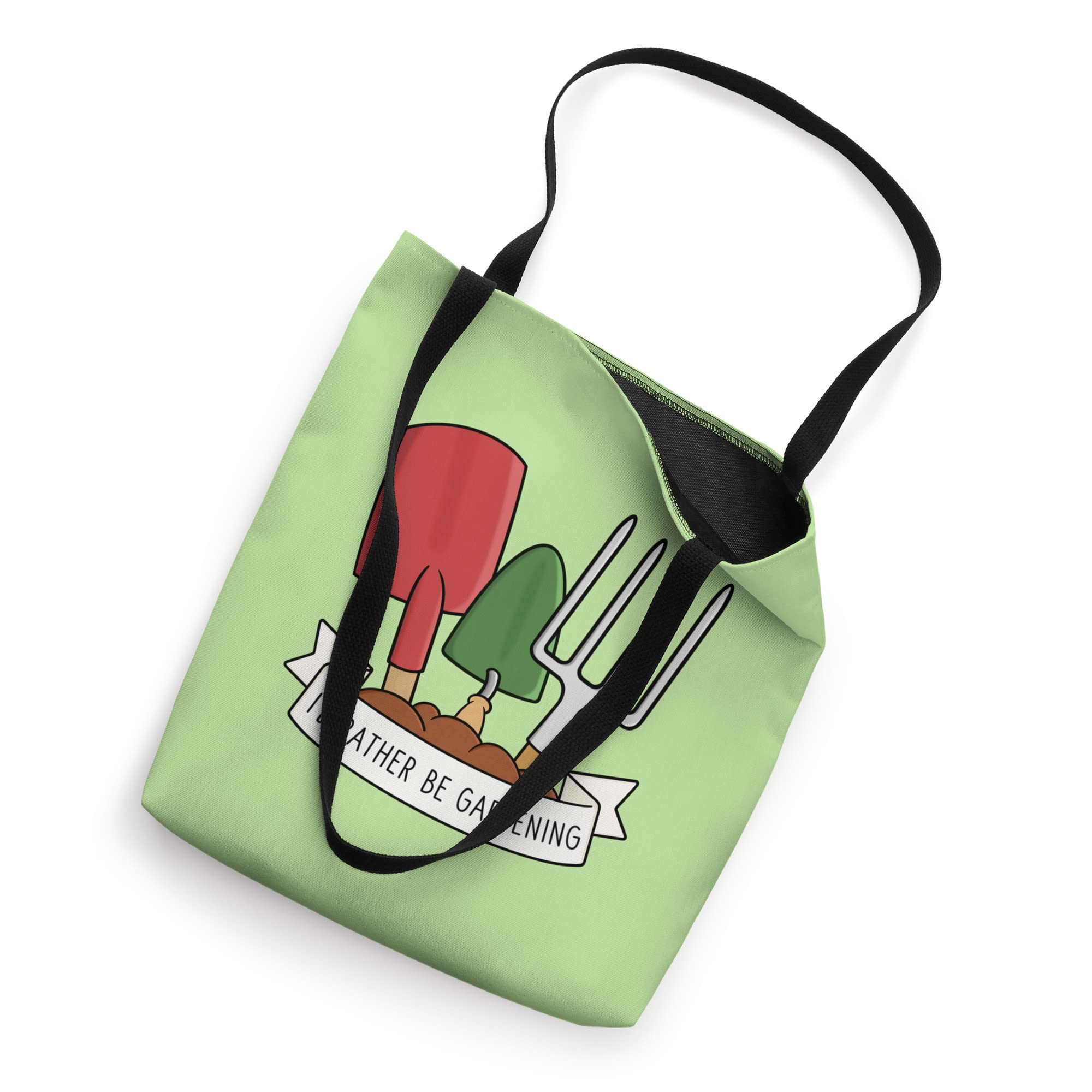 I'd Rather Be Gardening Tote Bag - Durable Cotton Canvas Shopping Bag for Women - Perfect for Farmers Market, Grocery Shopping & Outdoor Activities