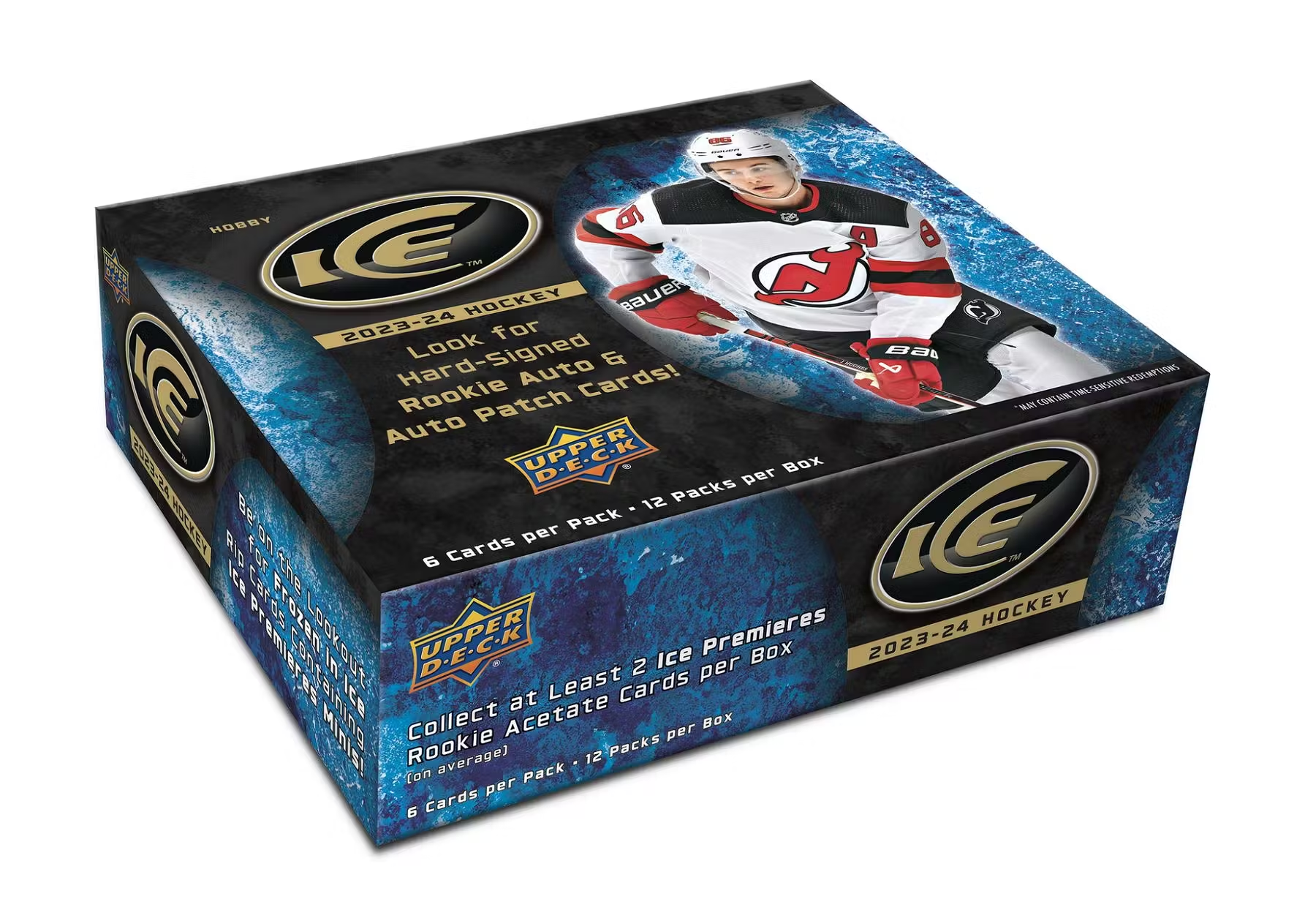 2023-2024 Upper Deck Ice Hockey Hobby Box - NHL Trading Cards Collection for Collectors & Fans - Perfect for Gifts, Investments, and Game Day Excitement