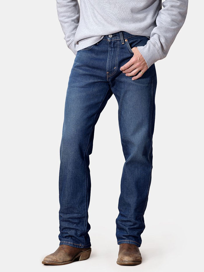 Levi's 376810006 Men's So Lonesome Western Fit Stretch Straight Leg Jeans - Comfortable Denim Pants for Casual Wear & Western Style Outfits