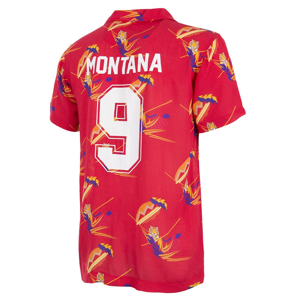 COPA Football Montana Camp Collar Shirt - Men's Casual Short Sleeve Button Up Shirt for Summer, Beach, and Outdoor Activities