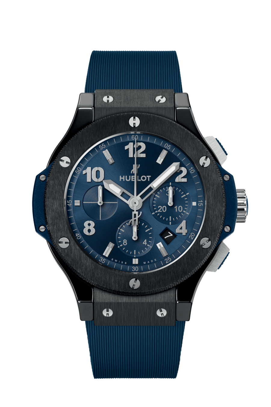 Hublot Big Bang Original Ceramic Blue Men's Luxury Watch - Swiss Made Chronograph for Business, Sports & Formal Occasions