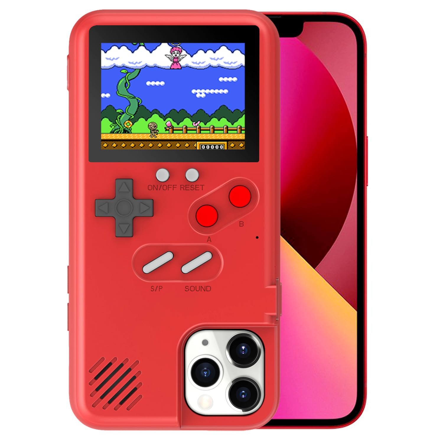 168 Built-in Mini Games Retro Gaming Phone Case for iPhone 11 - Shockproof Protective Cover with Classic Arcade Games - Perfect for Commuting, Travel & Nostalgic Entertainment