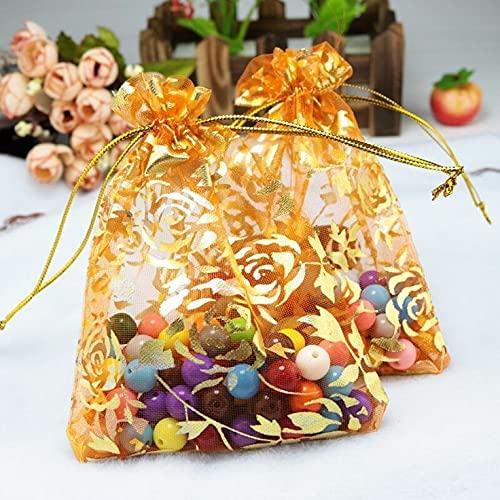 VINAYAKAMART 25-Piece Mix Color Fabric Potli Bags (14cm x 20cm) - Organza Jewelry Pouches for Wedding Party Favors, Return Gifts & Special Occasions | Perfect for Bridal Showers, Anniversary Celebrations and Festive Gift Giving