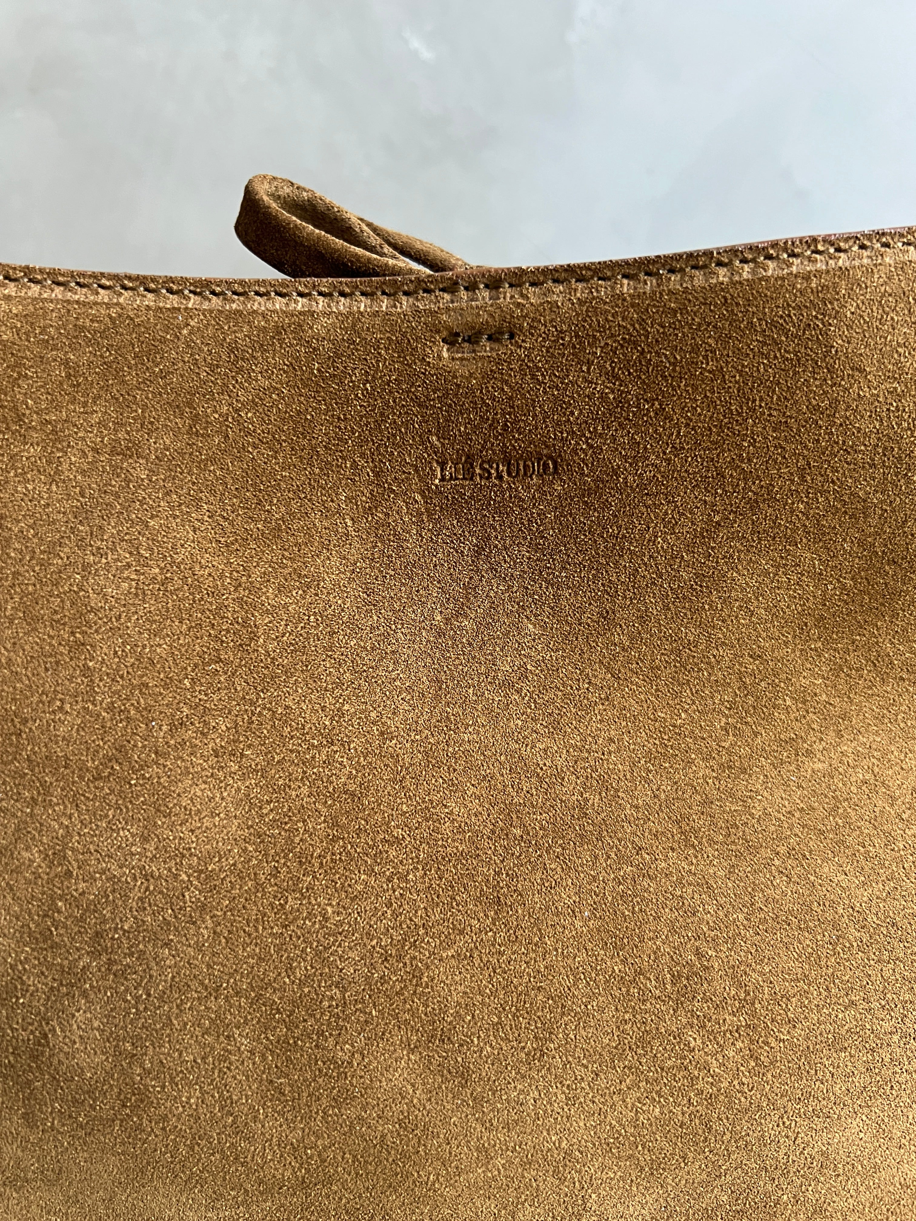 Norma Suede Tote Bag in Brown - Stylish & Spacious Handbag for Work, Travel & Everyday Use