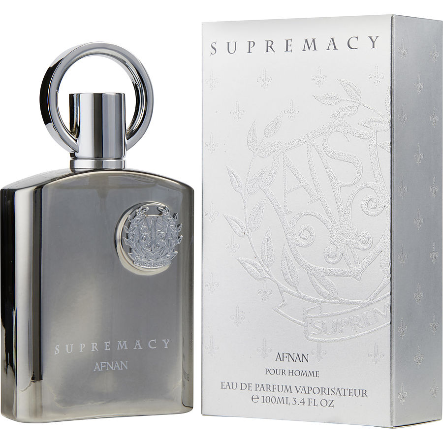 Afnan Supremacy Silver 100ML Eau De Parfum Spray for Men - Long Lasting Luxury Fragrance for Date Night & Special Occasions