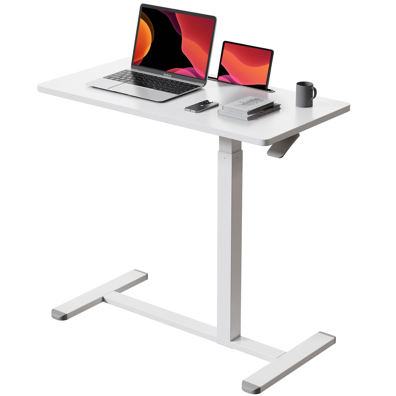 Adjustable Mobile Standing Desk with Wheels - 31.5