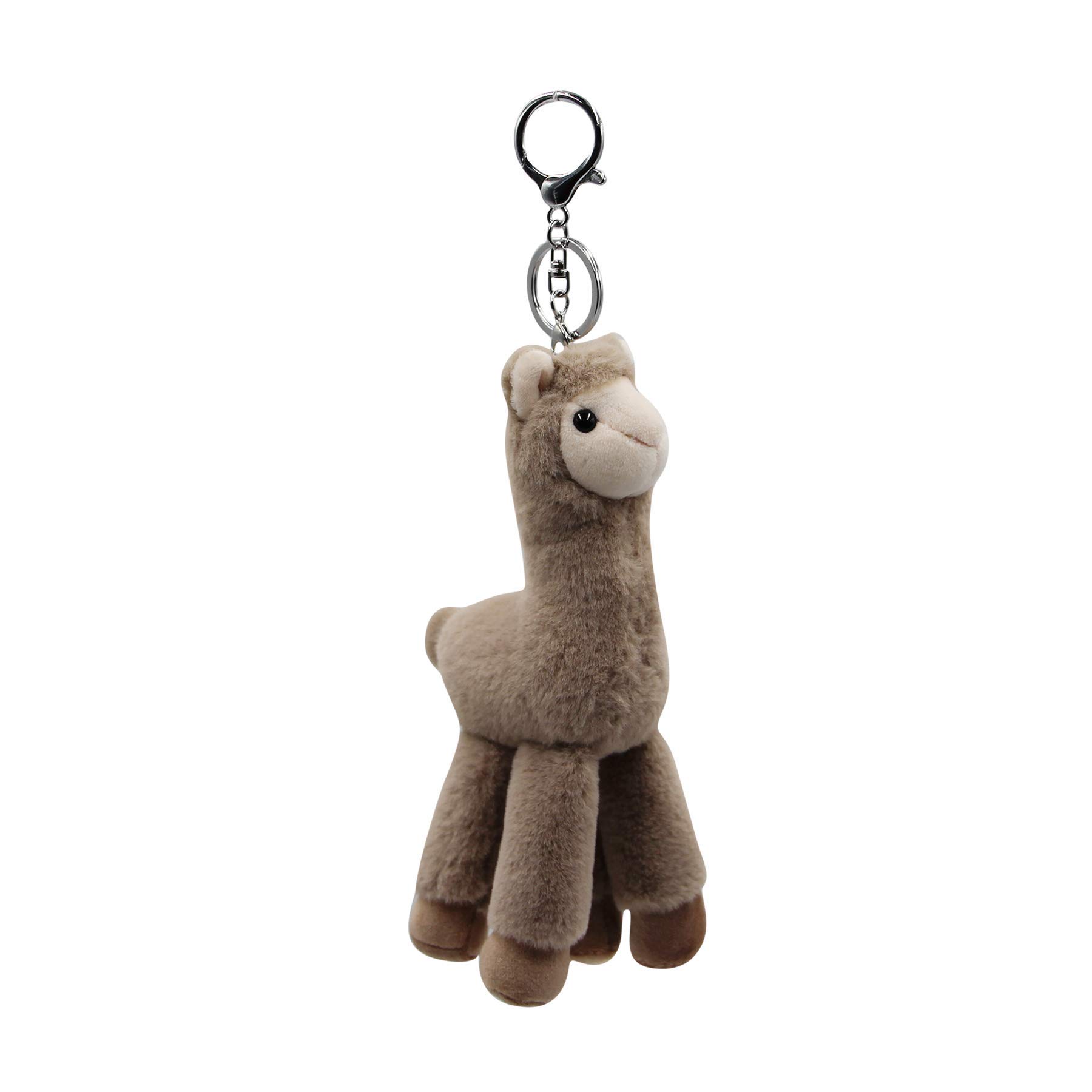 Cute Alpaca Plush Keychain for Women - Soft Stuffed Animal Key Ring Accessory for Car Keys, Backpacks, and Purses | Perfect Gift for Girls, Teens, and Kawaii Lovers | Ideal for Everyday Use, Travel, and School