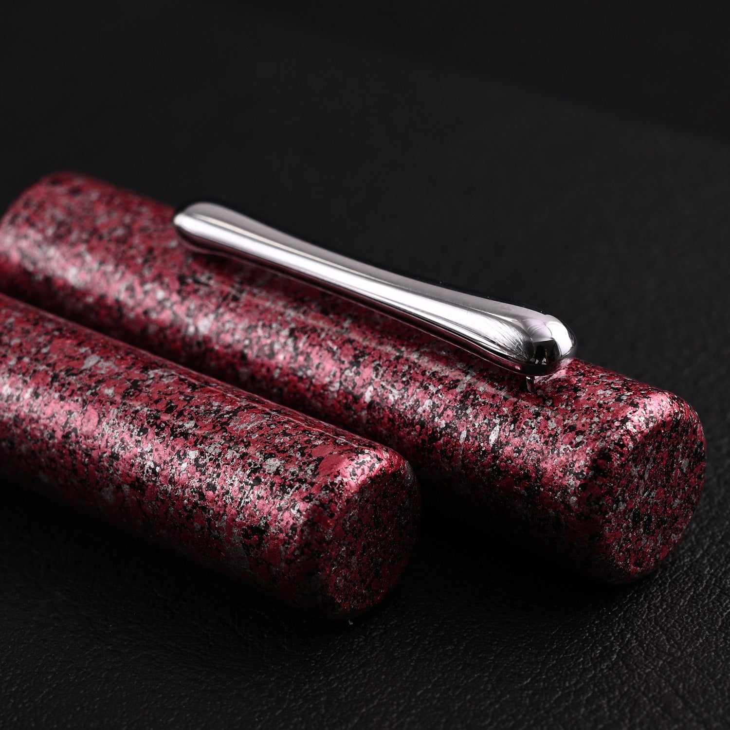 Premium Taccia Granite Stone Fountain Pen - Elegant Red CT Design for Writing Enthusiasts | Perfect for Office, Home, and Gift Giving