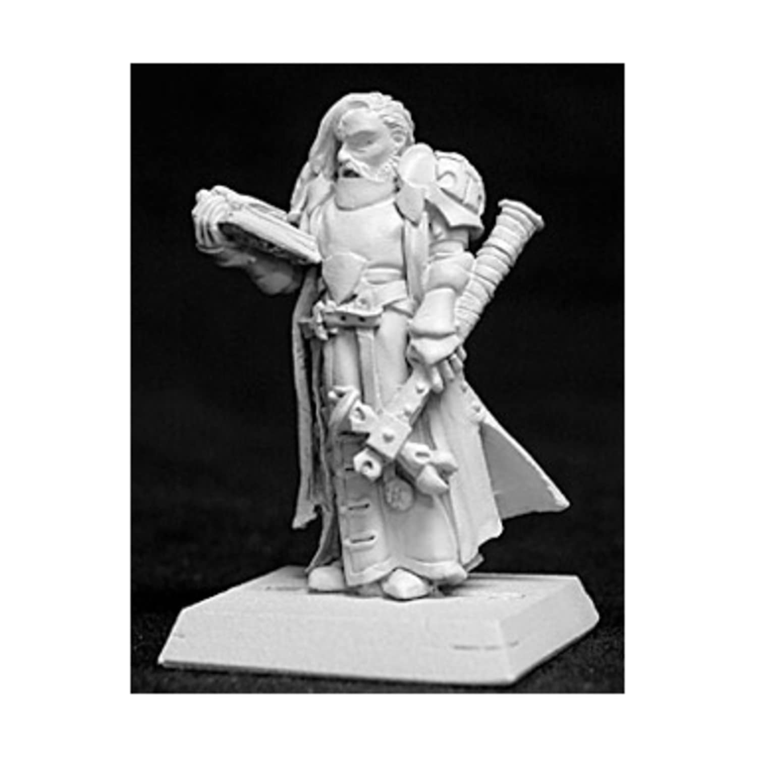 Reaper Halbarad Crusaders Cleric Miniature 25mm Heroic Scale Warlord Miniatures - Fantasy Tabletop RPG & Wargaming Collectible Figure for D&D, Pathfinder, and Warhammer
