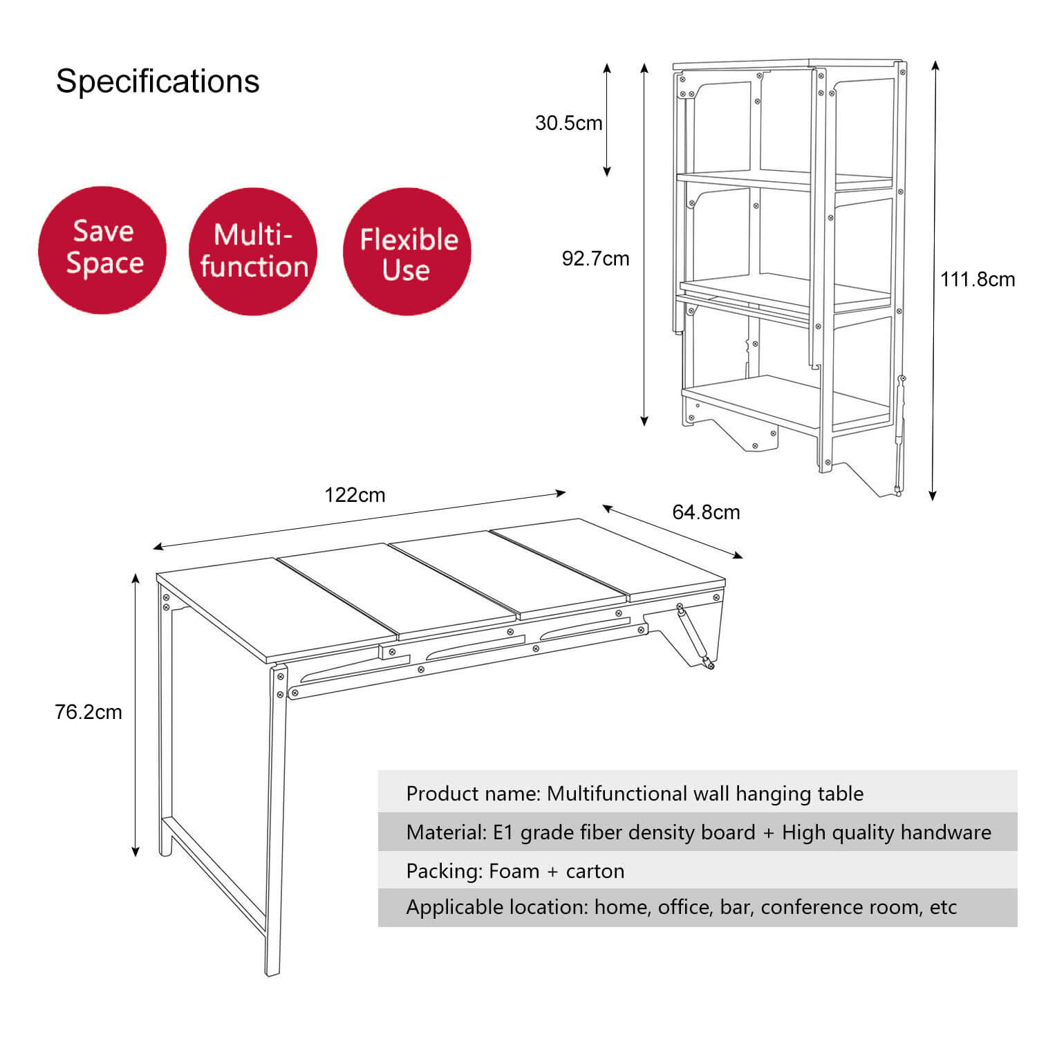 2 in 1 ZIONE Convertible Standing Desk with Storage Shelf - Adjustable Height Home Office Workstation for Small Spaces & Remote Work