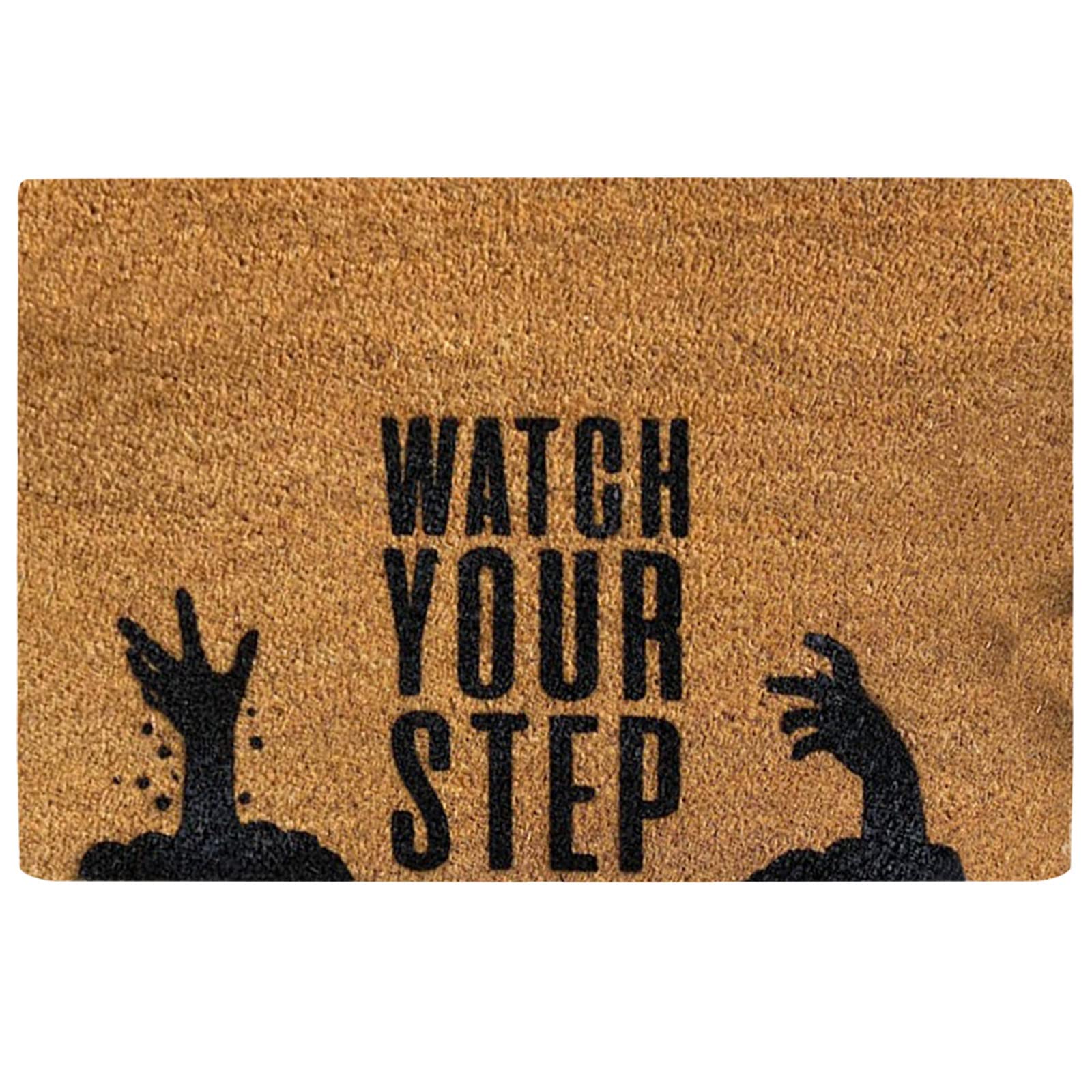 Halloween Cartoon Door Mat - Absorbent Non-Slip Floor Mat for Hallway, Kitchen & Entryway - Soft Foot Mat for Women & Home Decor - Perfect for Halloween Party Decorations & Seasonal Home Protection