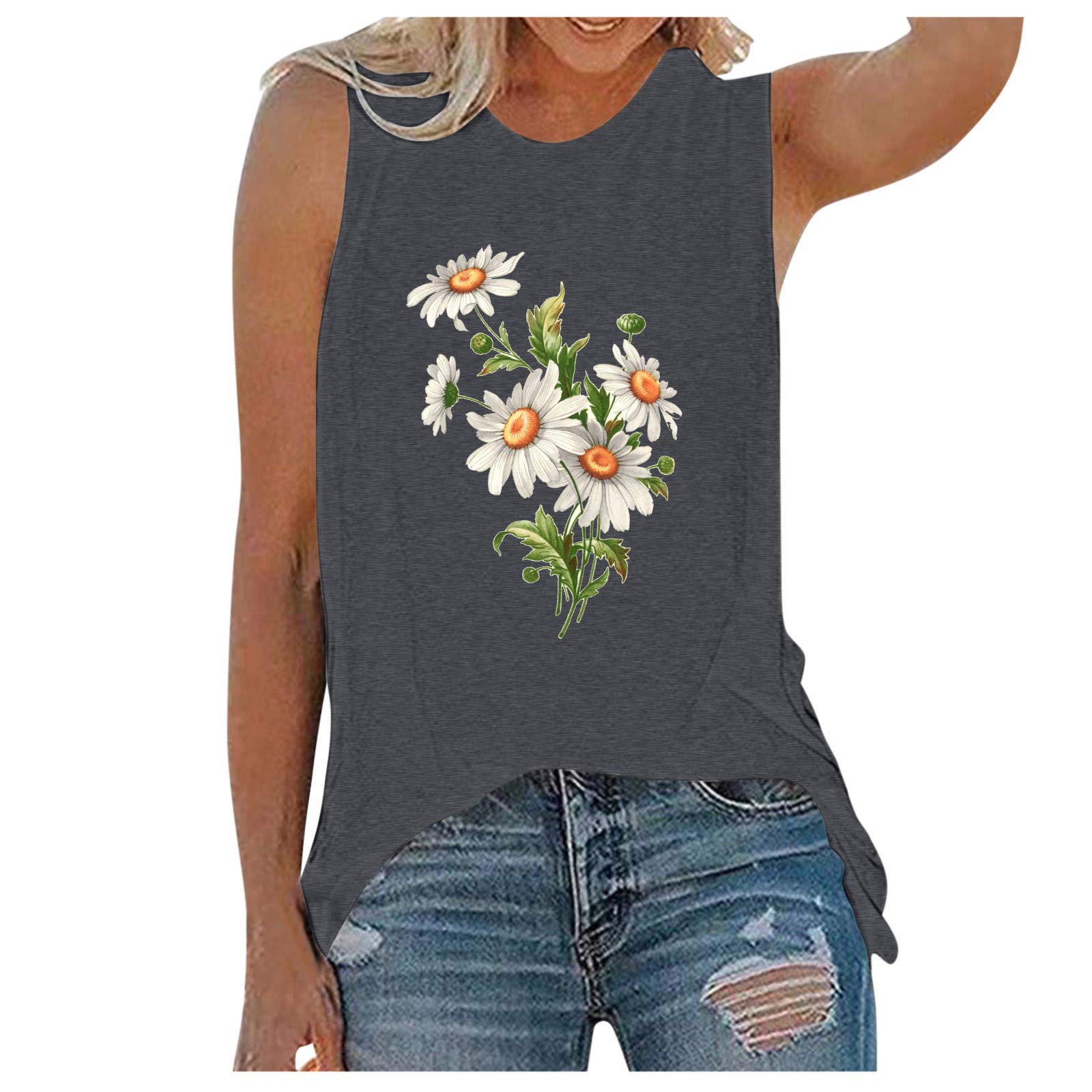 Women's Fashion Printed Chiffon Camisole Top - Sleeveless Blouse for Casual Wear | Perfect for Summer Outfits, Beach Cover-Ups & Layering