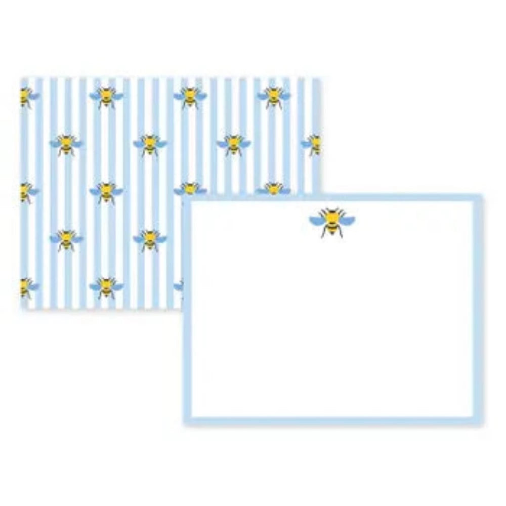 Bee Boutique Flat Cards - Elegant Greeting Cards for All Occasions | Perfect for Birthdays, Weddings, and Thank You Notes