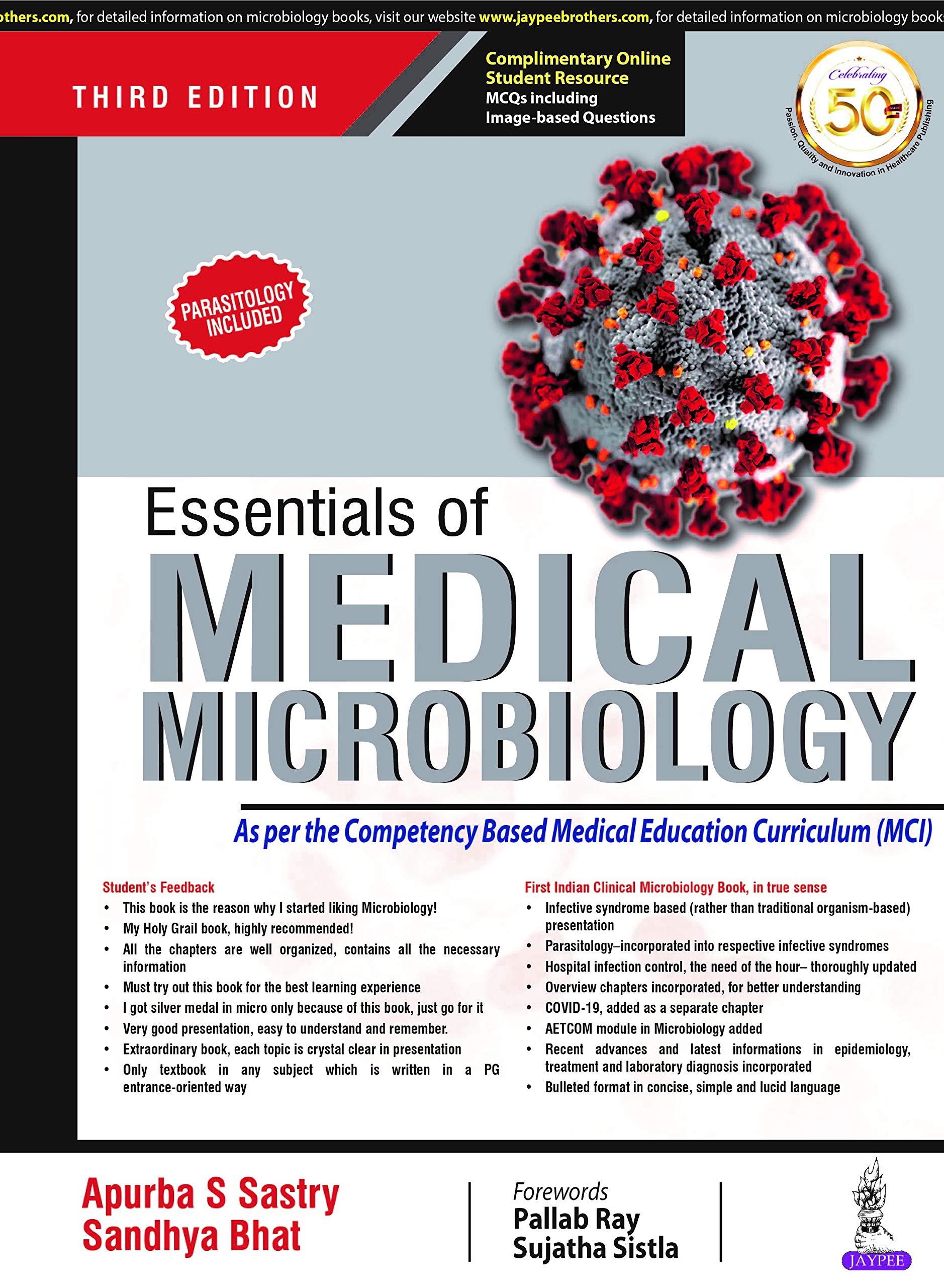 Essentials of Medical Microbiology Textbook - Comprehensive Guide for Students & Professionals | Study Aid for Microbiology Courses, Lab Research & Clinical Practice