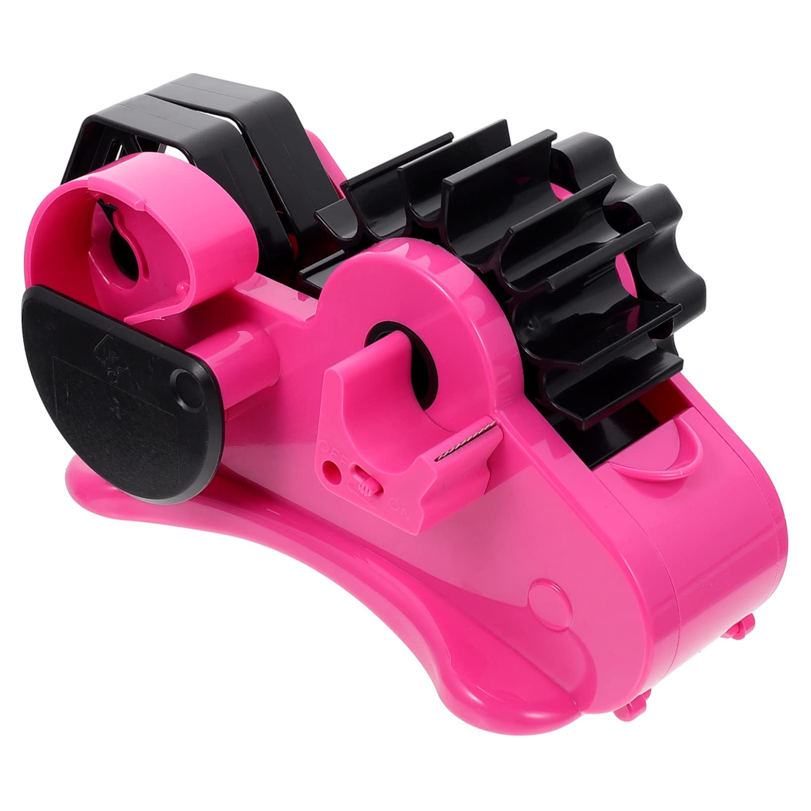 Semi-Automatic Tape Dispenser for Desk - Practical Tape Holder & Cutter Tool for 1-2/5 Inch Tape - Perfect for Office, School, Crafting & Packaging Workspaces