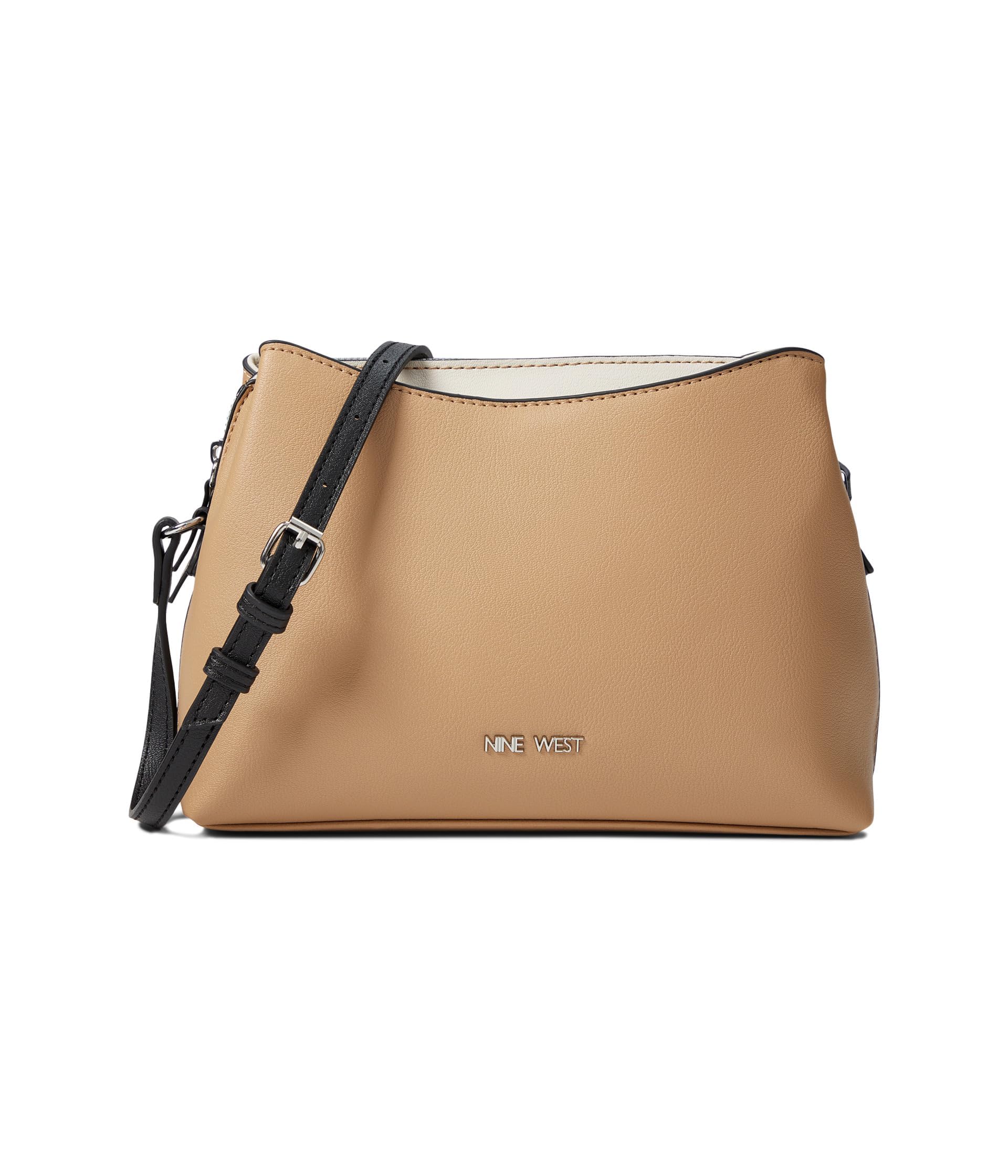 Nine West Calandra Mini Dome Crossbody Bag for Women - Stylish Small Leather Shoulder Purse with Adjustable Strap, Perfect for Daily Use, Travel & Evening Out
