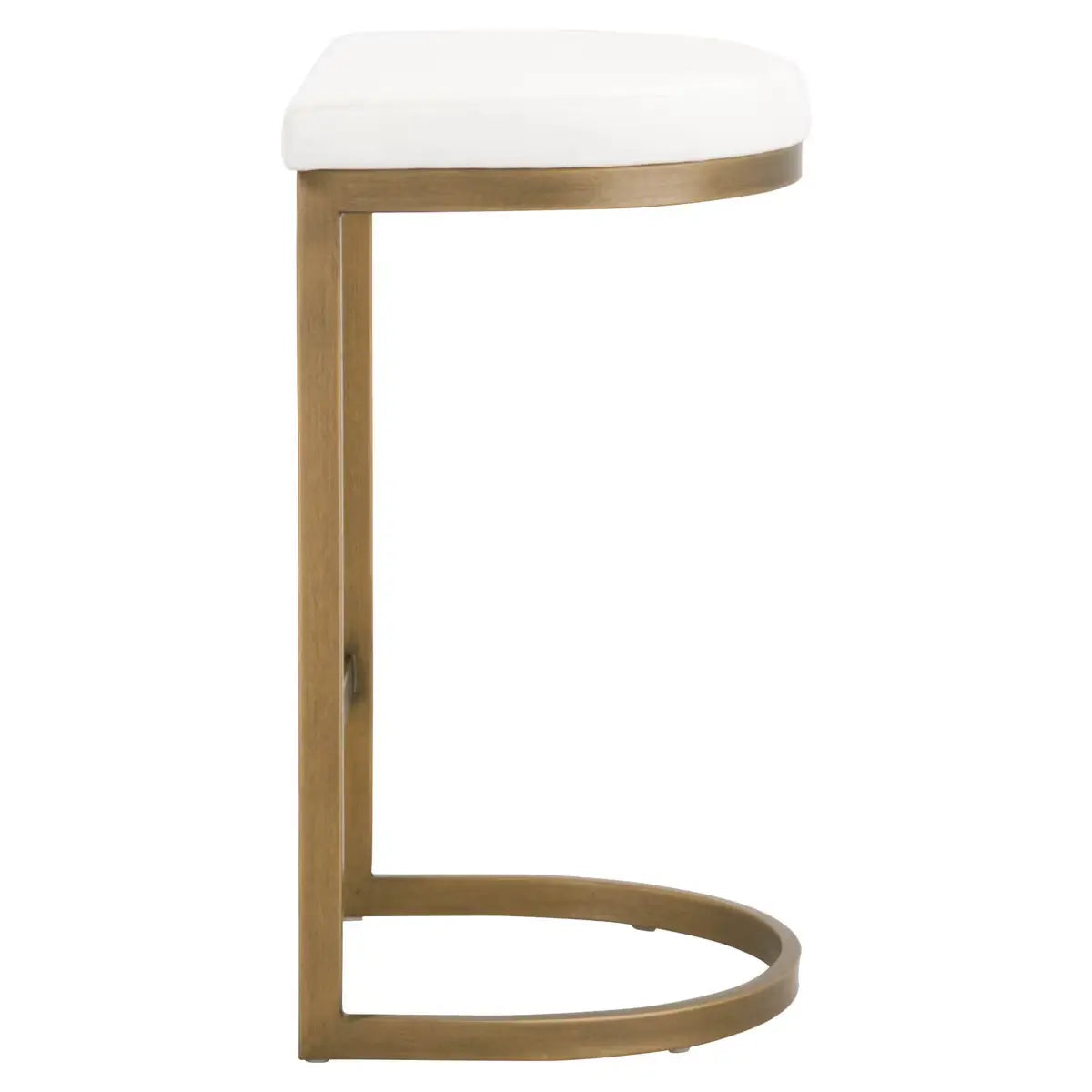 Modern Cresta Counter Stool - Adjustable Height Bar Stool with Padded Seat for Kitchen Island, Breakfast Bar & Home Decor - Comfortable & Stylish Dining Chair for Indoor Use