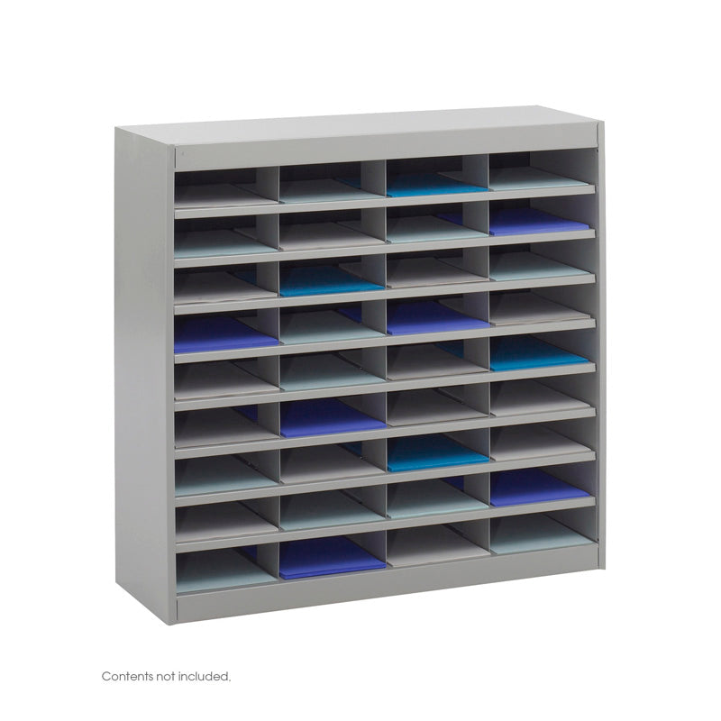 36-Slot Steel Organizer - Heavy Duty Metal Storage Rack for Tools, Nails, Screws & Hardware - Perfect for Garage, Workshop & DIY Projects