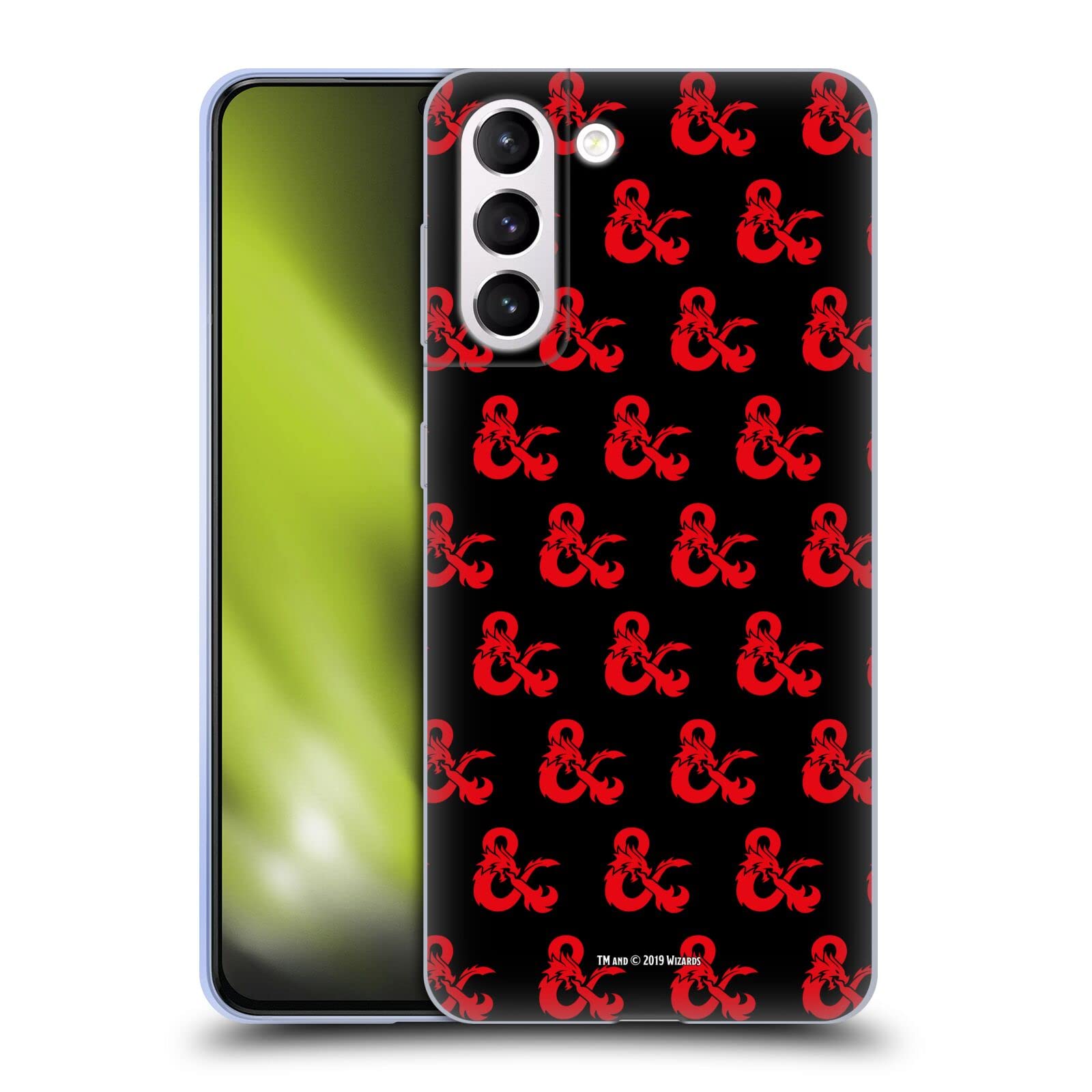 Head Case Designs Officially Licensed Dungeons & Dragons Ampersand Soft Gel Case for Samsung Galaxy S21+ 5G - Perfect for Gaming, Fantasy Fans & D&D Enthusiasts