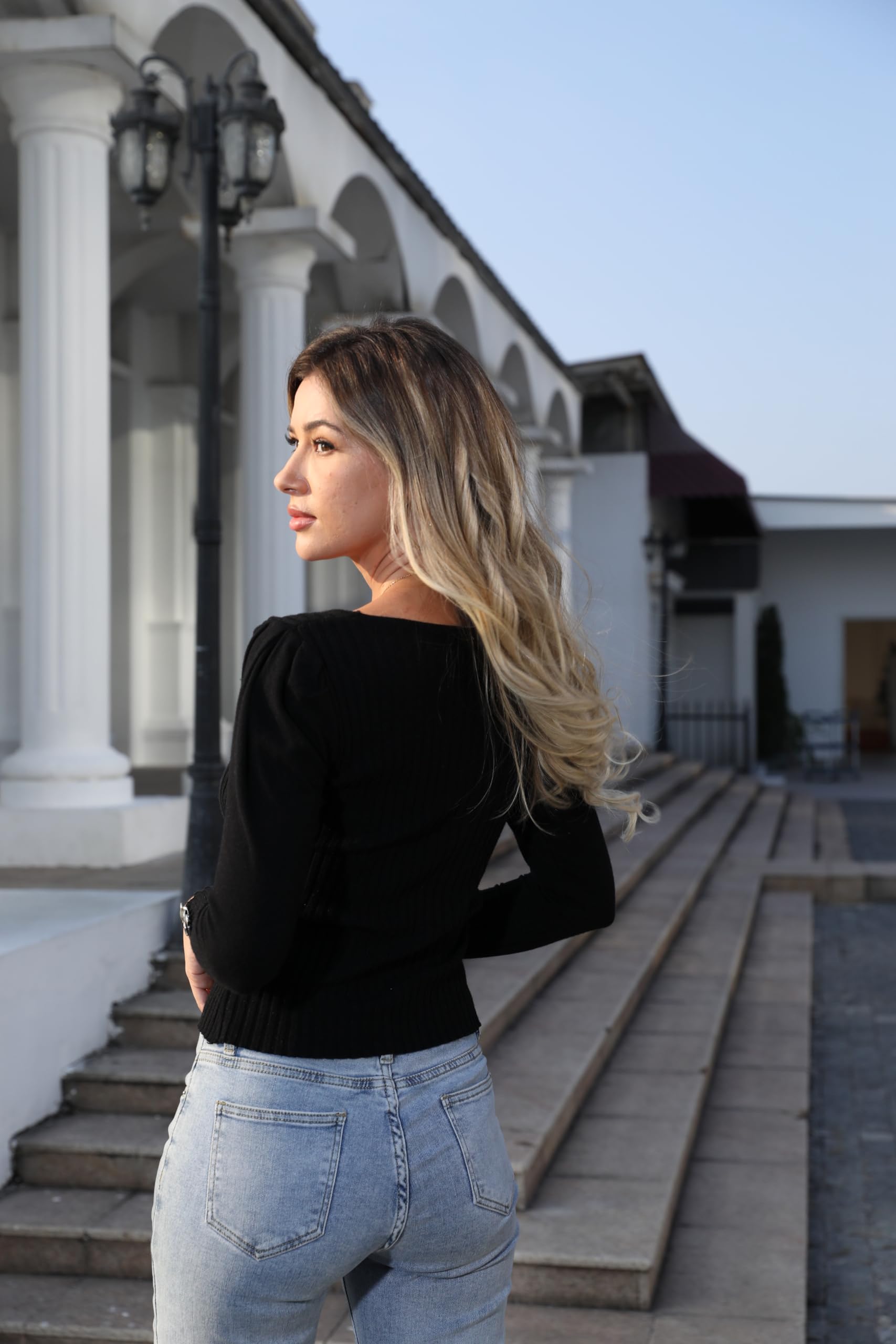 Clip in Hair Extensions 20 Inch - 100% Remy Human Hair 120g (7pcs) Ash Blonde/Lightest Blonde #18/613 - Thick Straight Natural Hair Extensions for Volume & Length - Perfect for Parties, Weddings & Daily Styling