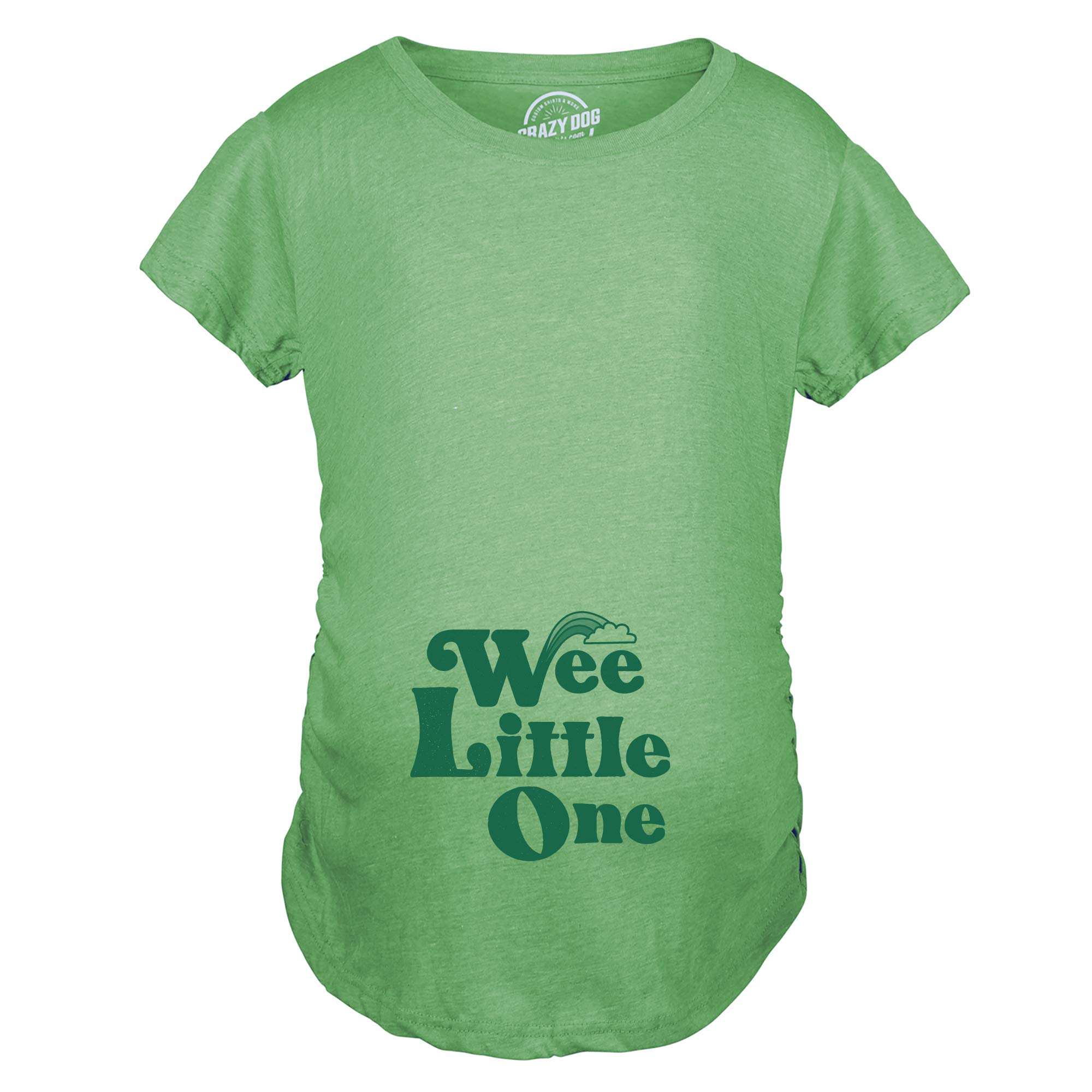 Funny Maternity T-Shirt for Pregnancy - St. Patrick's Day Leprechaun Design | Cute Baby Bump Tee for Expecting Moms | Perfect for Irish-Themed Baby Showers & Gender Reveals