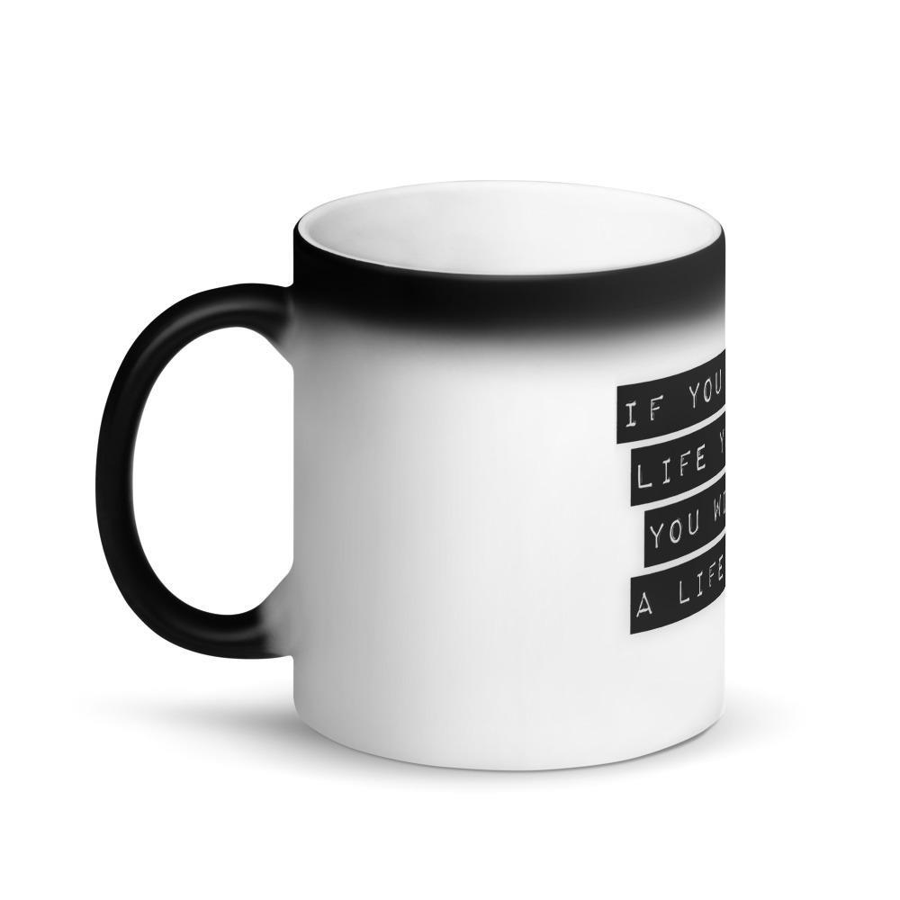 Matte Black Magic Coffee Mug - Premium Ceramic Travel Mug for Coffee & Tea Lovers - Perfect for Home, Office & Outdoor Adventures