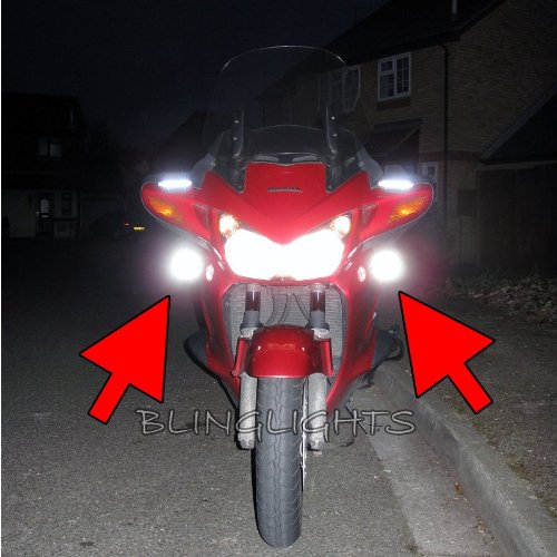 High-Performance Blue LED Fog Lights Kit for Honda ST1300 Pan-European - Waterproof Driving Lights for Enhanced Visibility in Rain & Fog