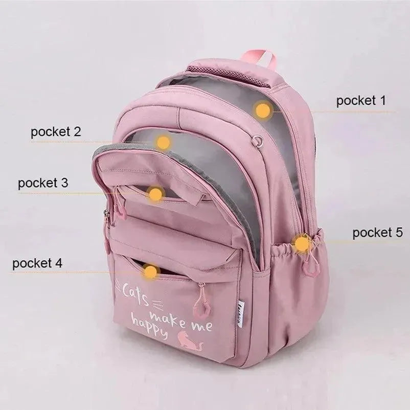 Kids and Teens School Backpack - Durable Waterproof Backpack for Boys & Girls - Perfect for School, Travel, and Daily Use