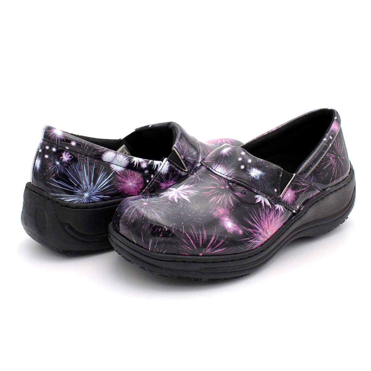 Laforst Women's Rachel Slip-Resistant Nursing Shoes - Non-Slip Waitress & Waiter Work Clogs with Manmade Upper | Comfortable for Healthcare, Food Service & Hospitality Professionals