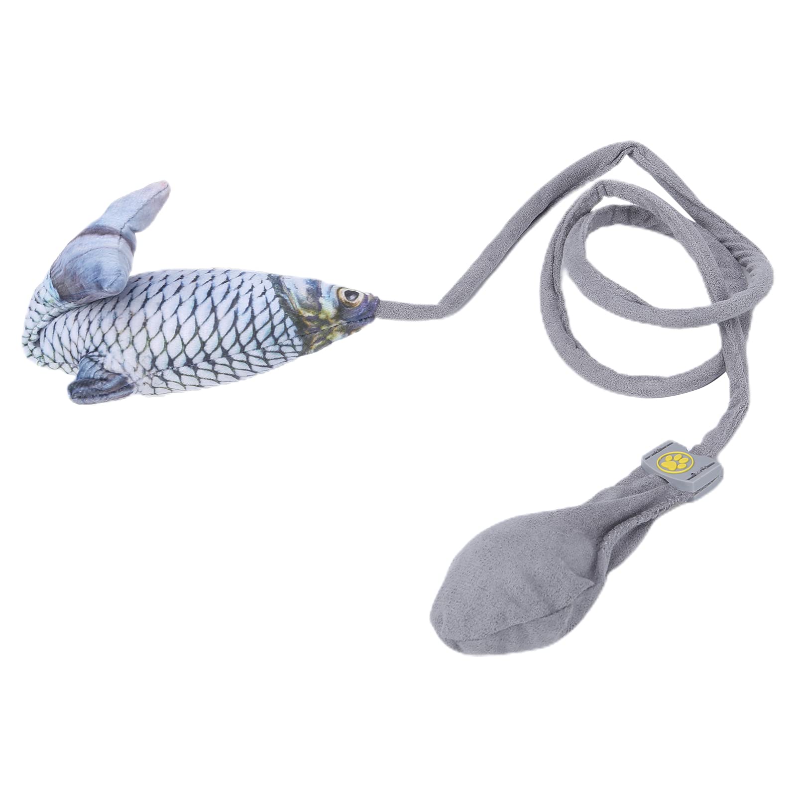 Interactive Cat Toys for Indoor Cats - GLOGLOW Manual Control Pneumatic Swing Fish Toy for Exercise & Play | Perfect for Boredom Relief & Active Playtime