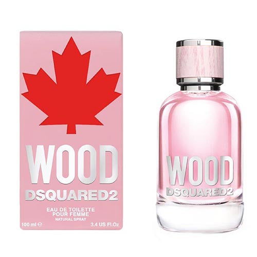 Dsquared2 Wood Pour Femme 100ml Eau de Toilette for Women - Floral Woody Perfume for Date Night & Special Occasions