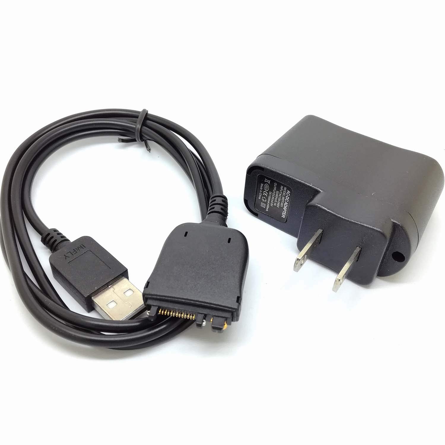 GuangMaoBo 2-in-1 USB Wall Charger & Data Sync Cable for Tungsten E2, T5, Palm TX, LifeDrive - Fast Charging & File Transfer for Palm PDAs | Perfect for Home, Office & Travel Use