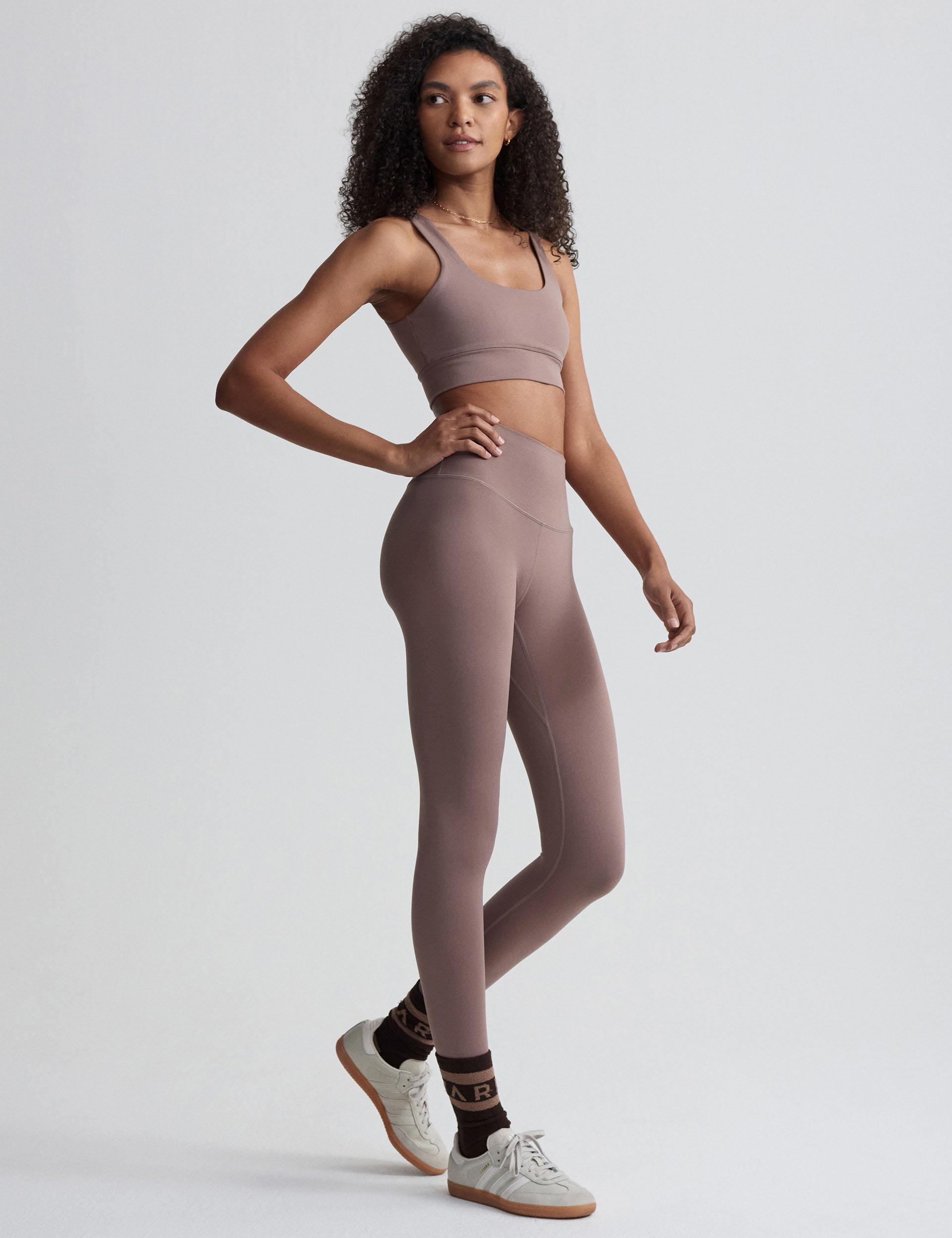 FreeSoft Cori Bra - Deep Taupe Comfort Wireless Bralette for Women - Perfect for Yoga, Lounge & Everyday Wear