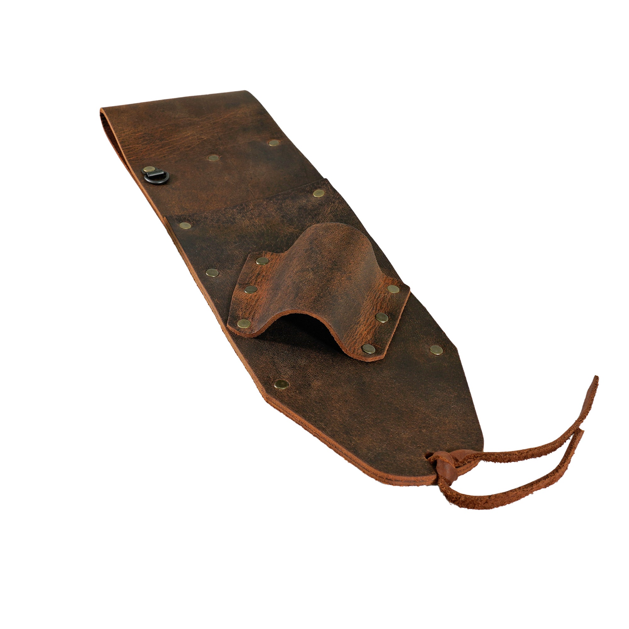 Premium Right-Sided Brown Leather Sheath for PinPointer & Digging Tool | Durable Hunting & Metal Detecting Accessory | Perfect for Outdoor Adventures & Treasure Hunting