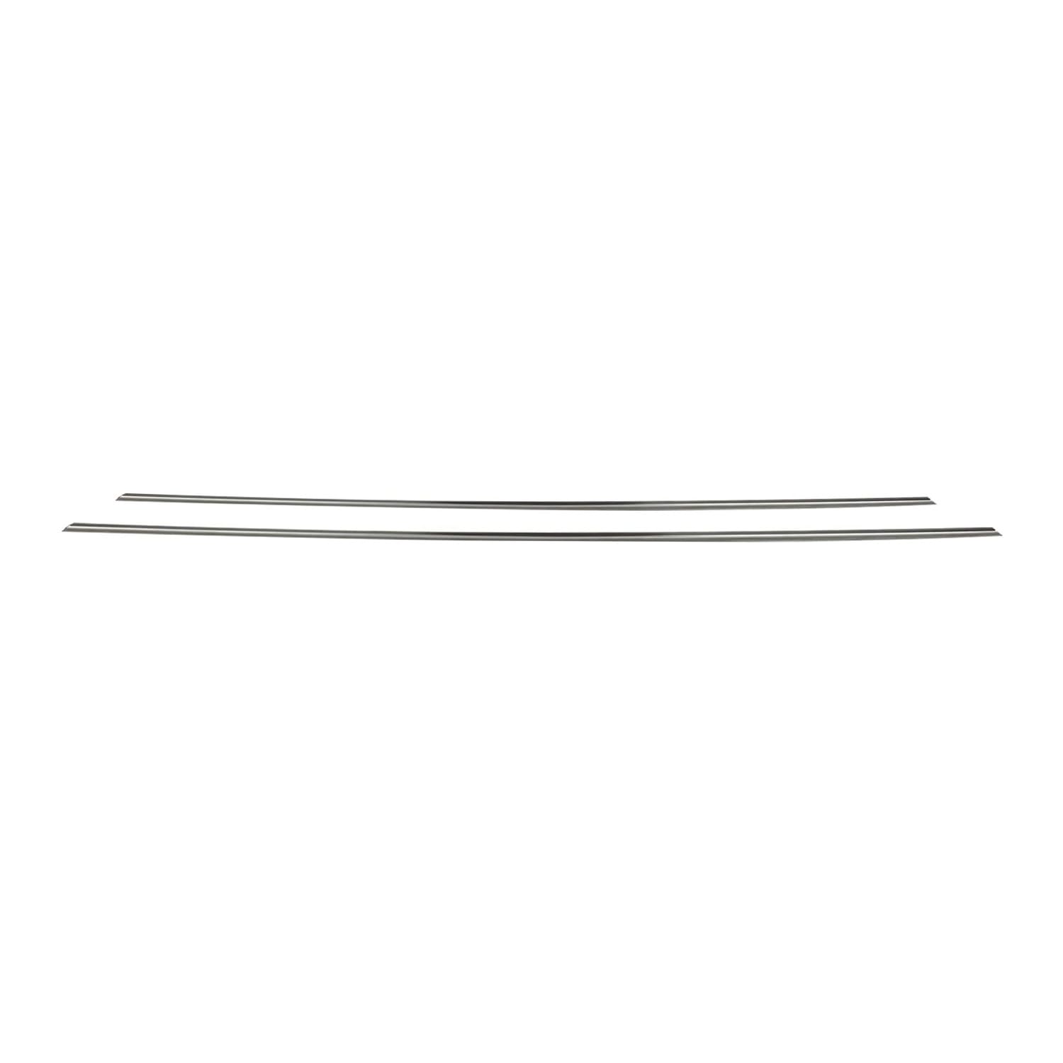 OMAC Nissan Rogue Sport Front Bumper Trim 2017-2020 - Steel Silver 2 Pcs for Off-Road Protection