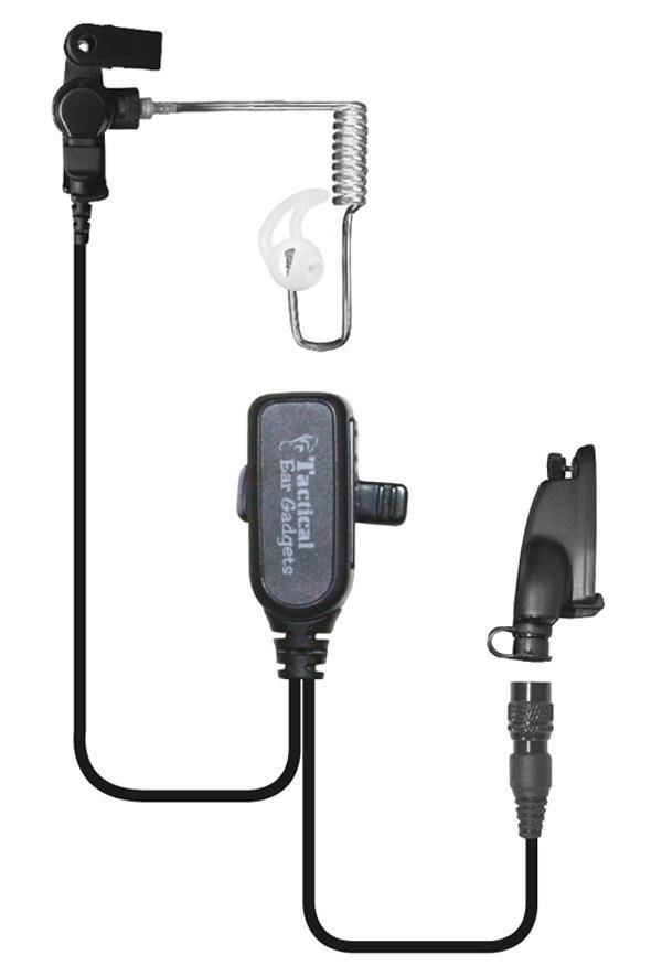 Hawk EP1334QR Quick Release Lapel Microphone for Motorola Radios - Perfect for Public Speaking, Presentations & Professional Broadcasts