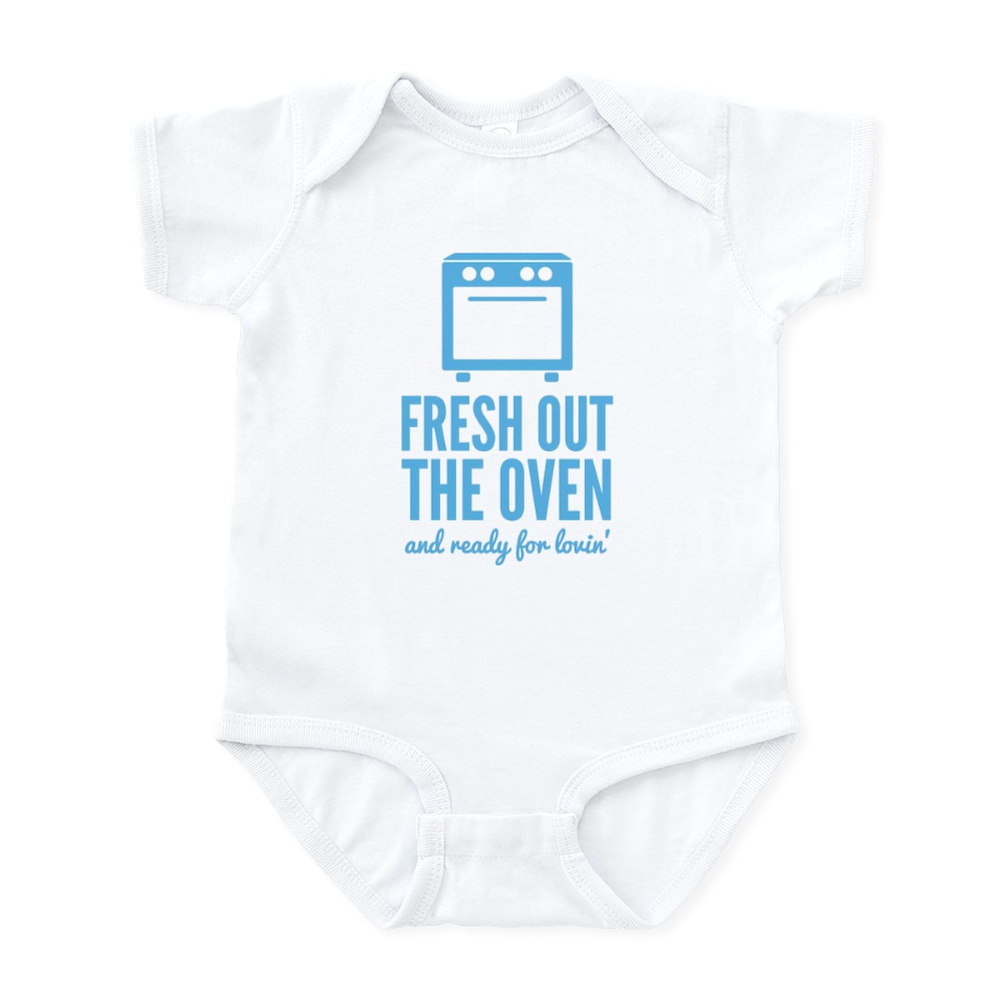 Fresh Out The Oven Infant Bodysuit - Cute Baby Romper Onesie for Newborns & Infants | Perfect for Baking-Themed Photoshoots, First Birthday Parties & Family Matching Outfits