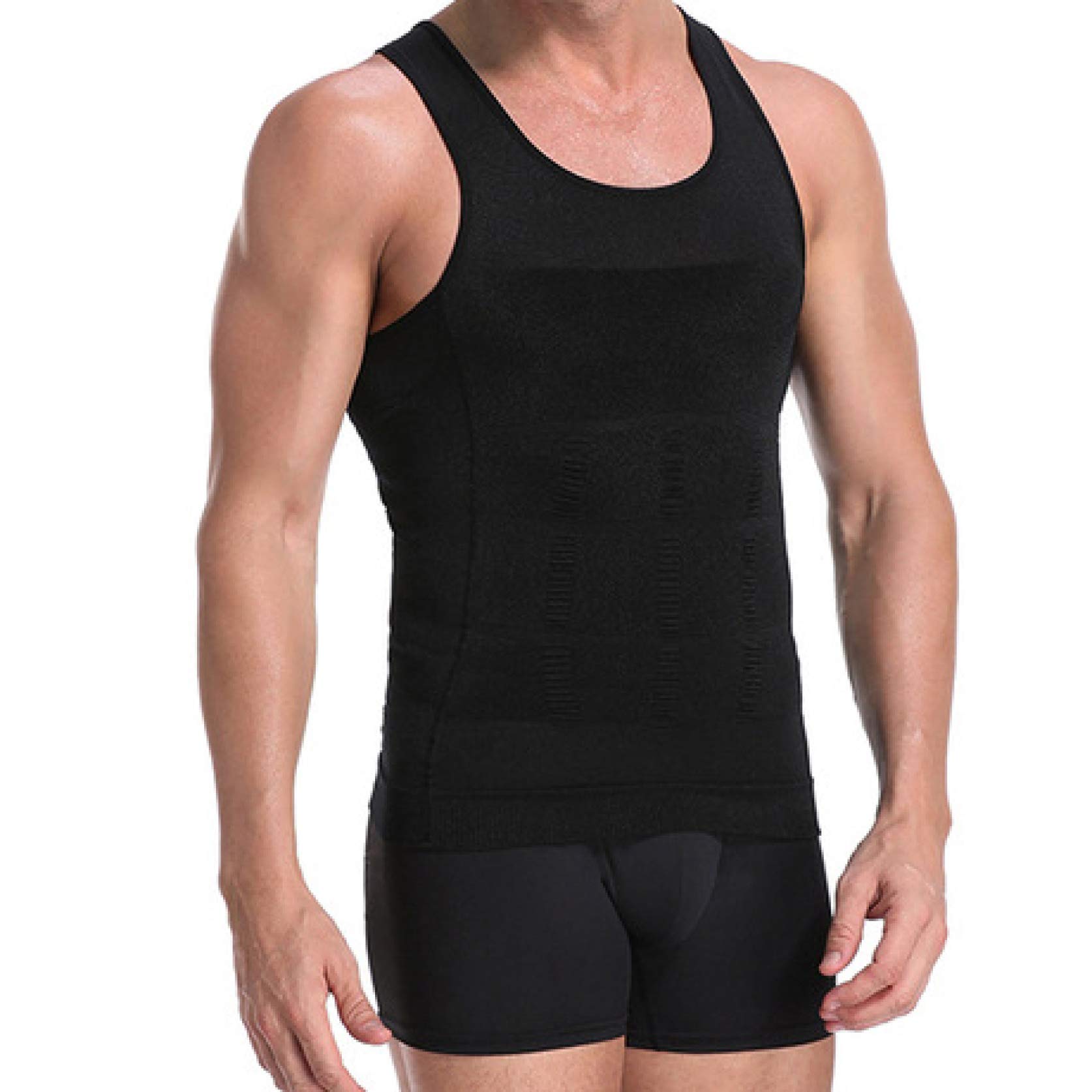 Men's Body Shaper Bodysuit - Tummy Control & Chest Flattening Shapewear for Slimming & Toning | Perfect for Under Clothes, Workouts, and Everyday Comfort