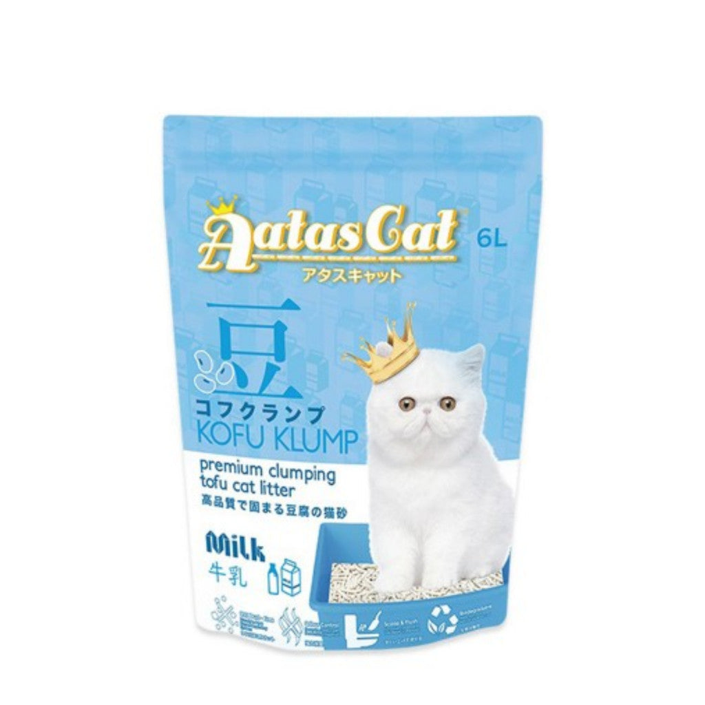 Premium Aatas Cat Litter - 6L Kofu Klump, 7L Krisp Klump Paper & 10L Kuick Klump Bentonite | Odor Control, Super Absorbent & Hygienic | Ideal for Multi-Cat Homes & Small Apartments