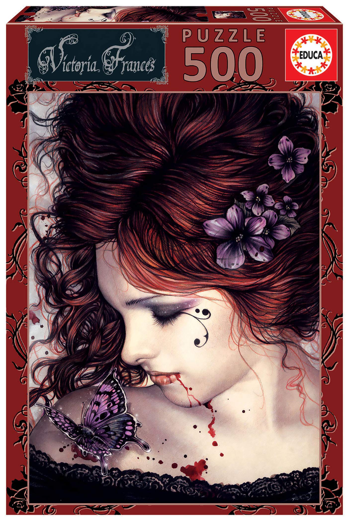 500-Piece Butterfly Jigsaw Puzzle for Adults - Colorful Papillon Puzzle for Relaxation & Stress Relief - Perfect for Family Game Night & Home Decor